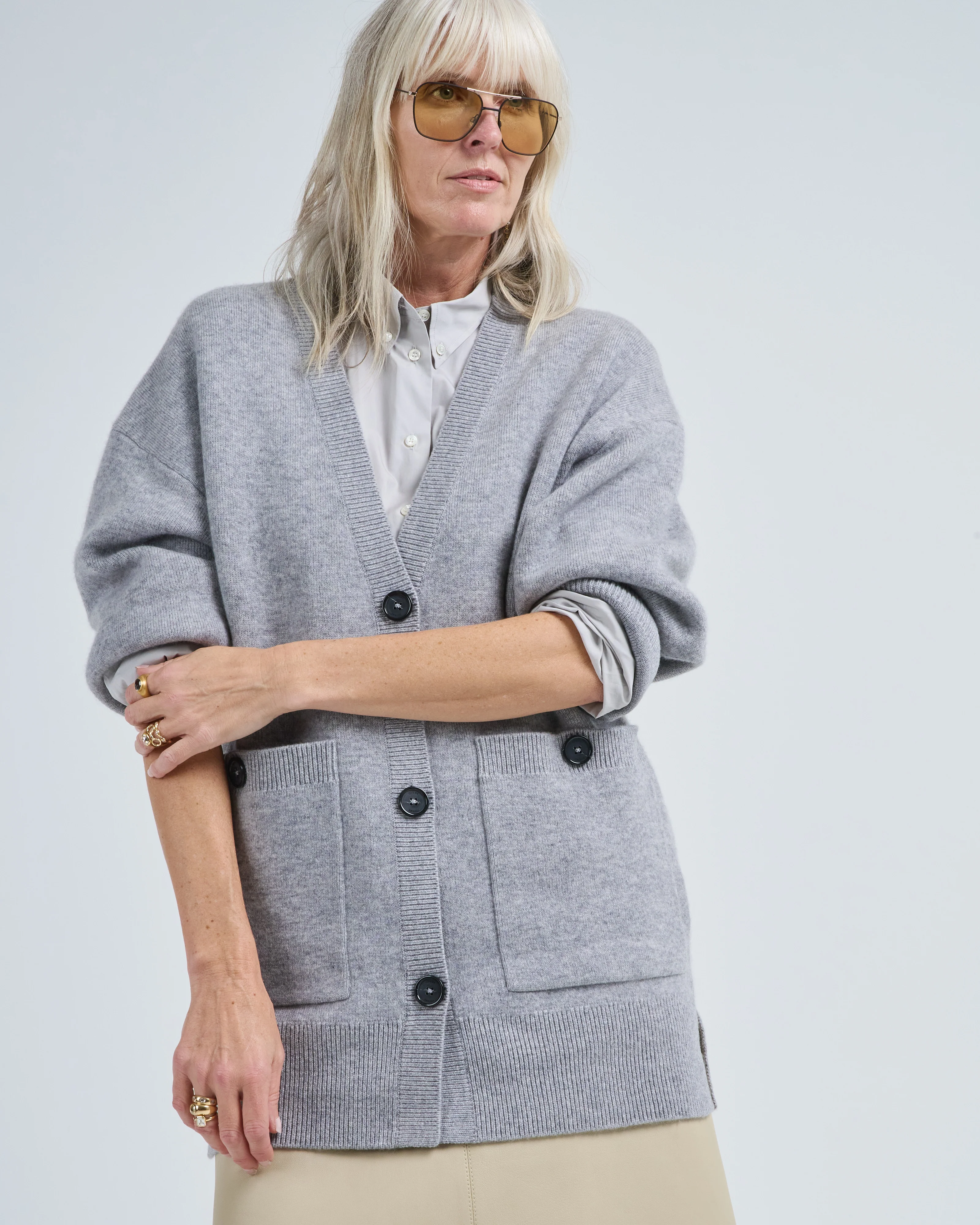 longline cardigan - Image 2