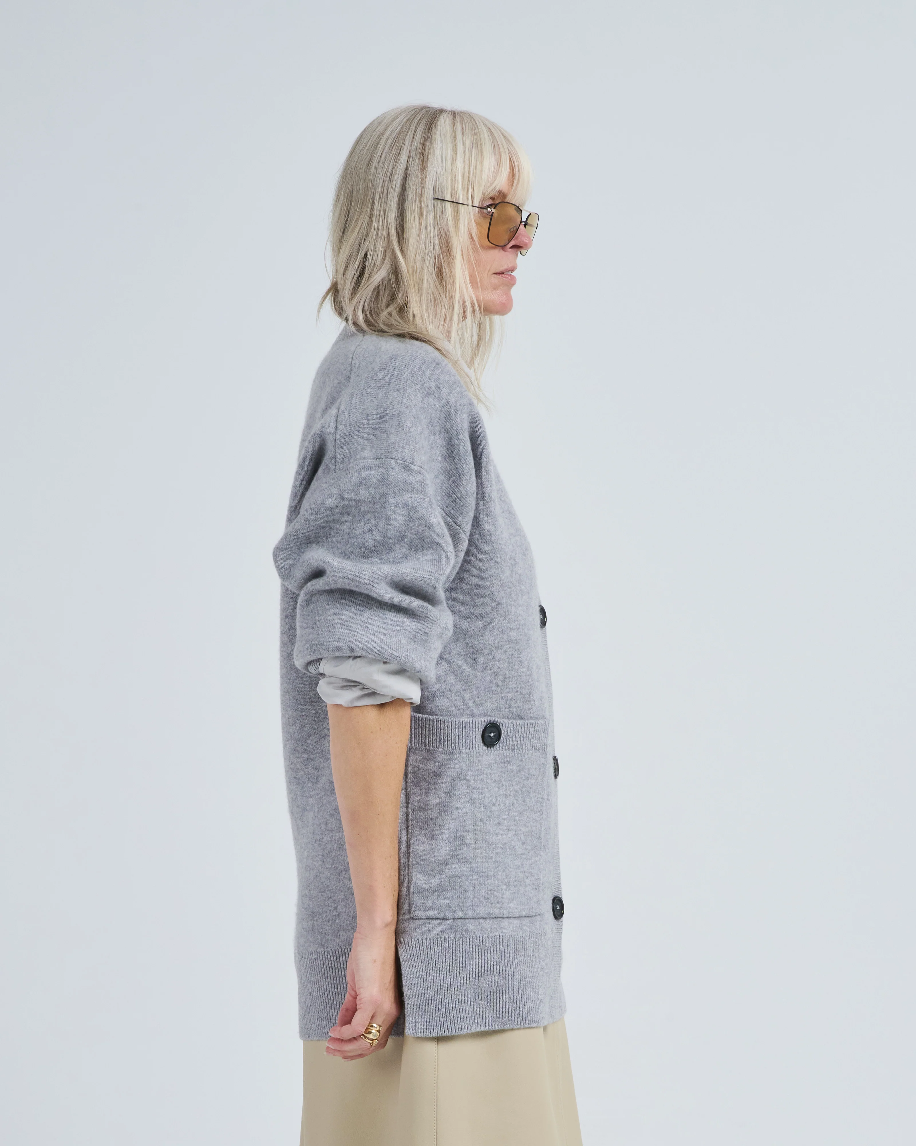 longline cardigan - Image 4