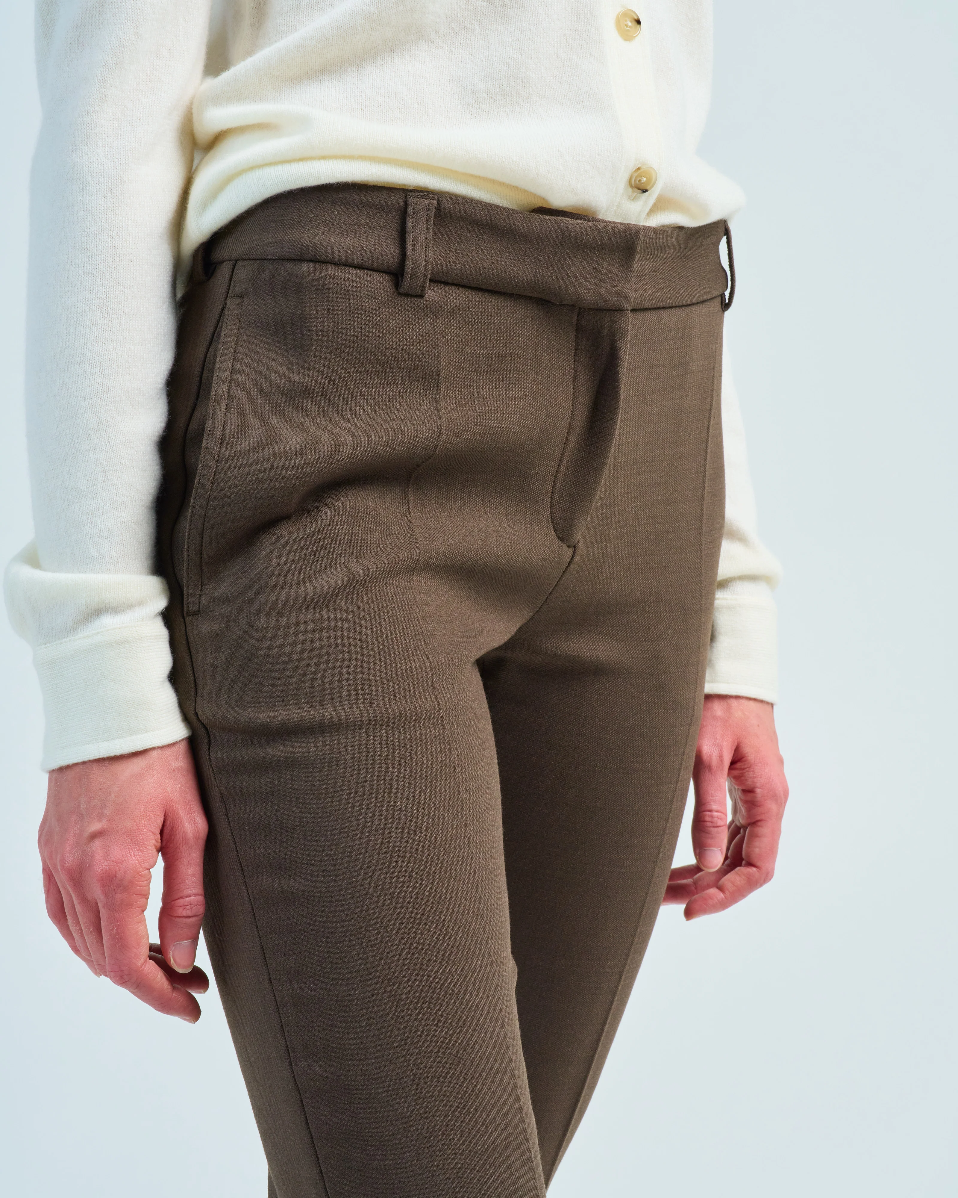 low waist slim trousers - Image 5