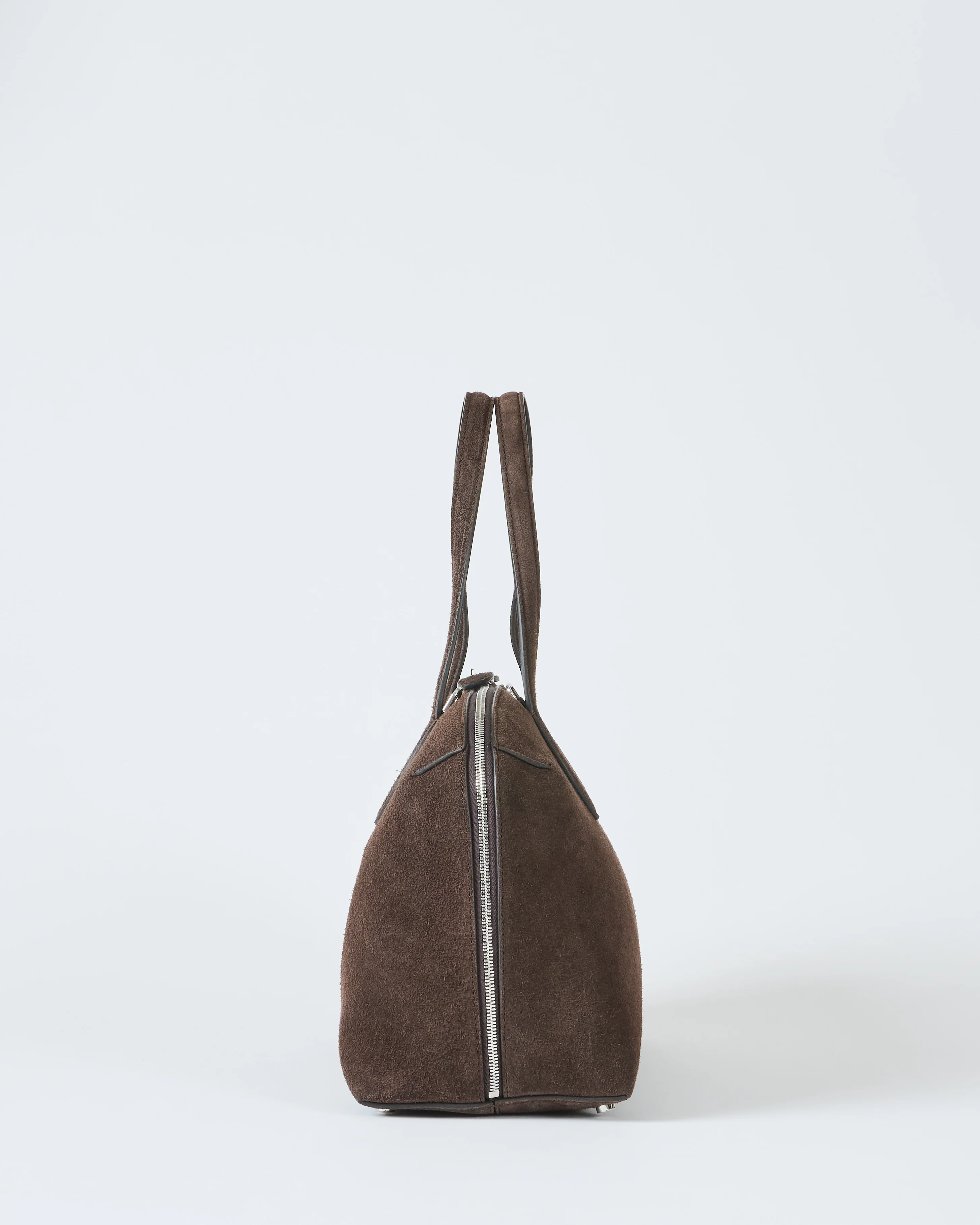 medium suede day tote - Image 3