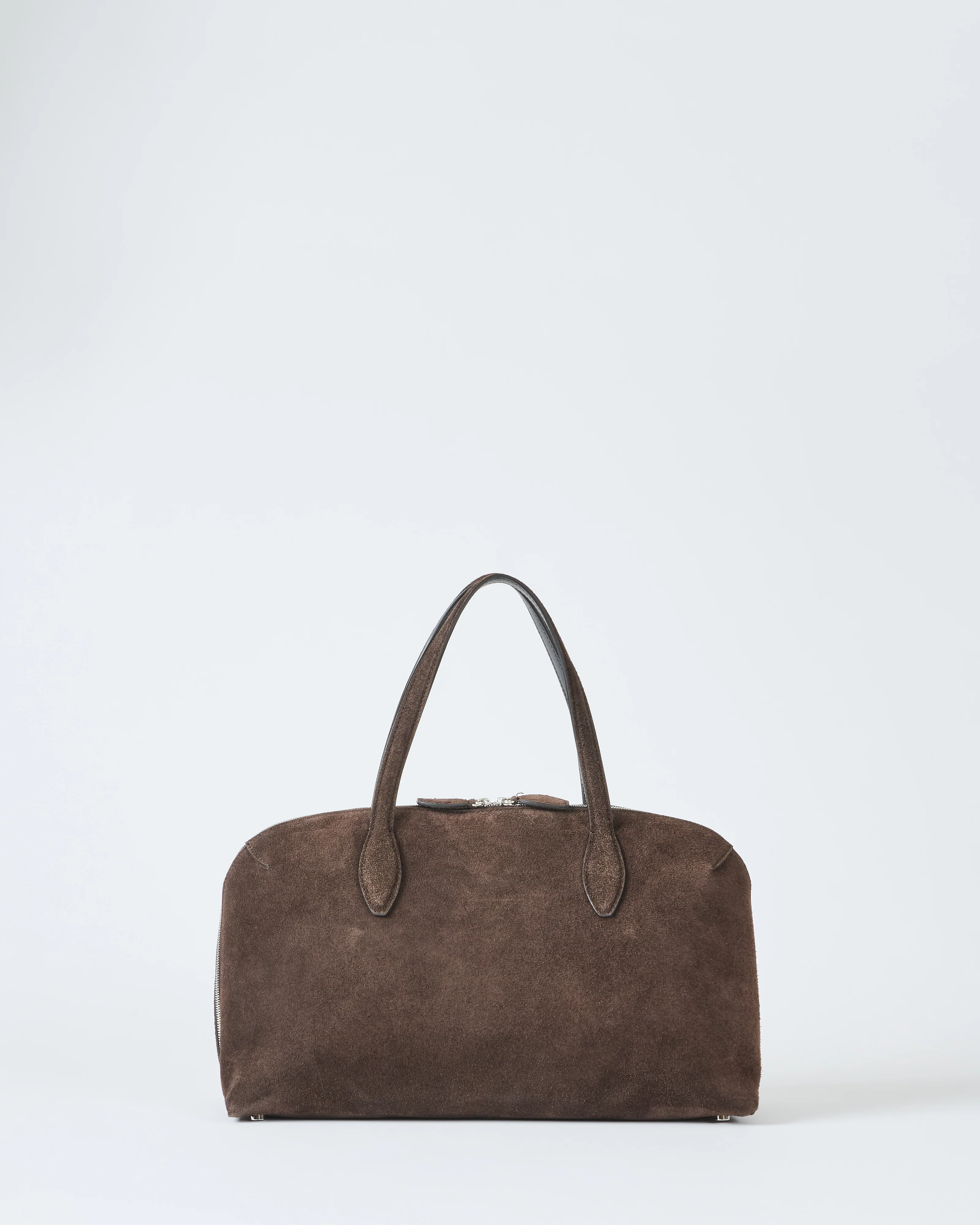 medium suede day tote - Image 4