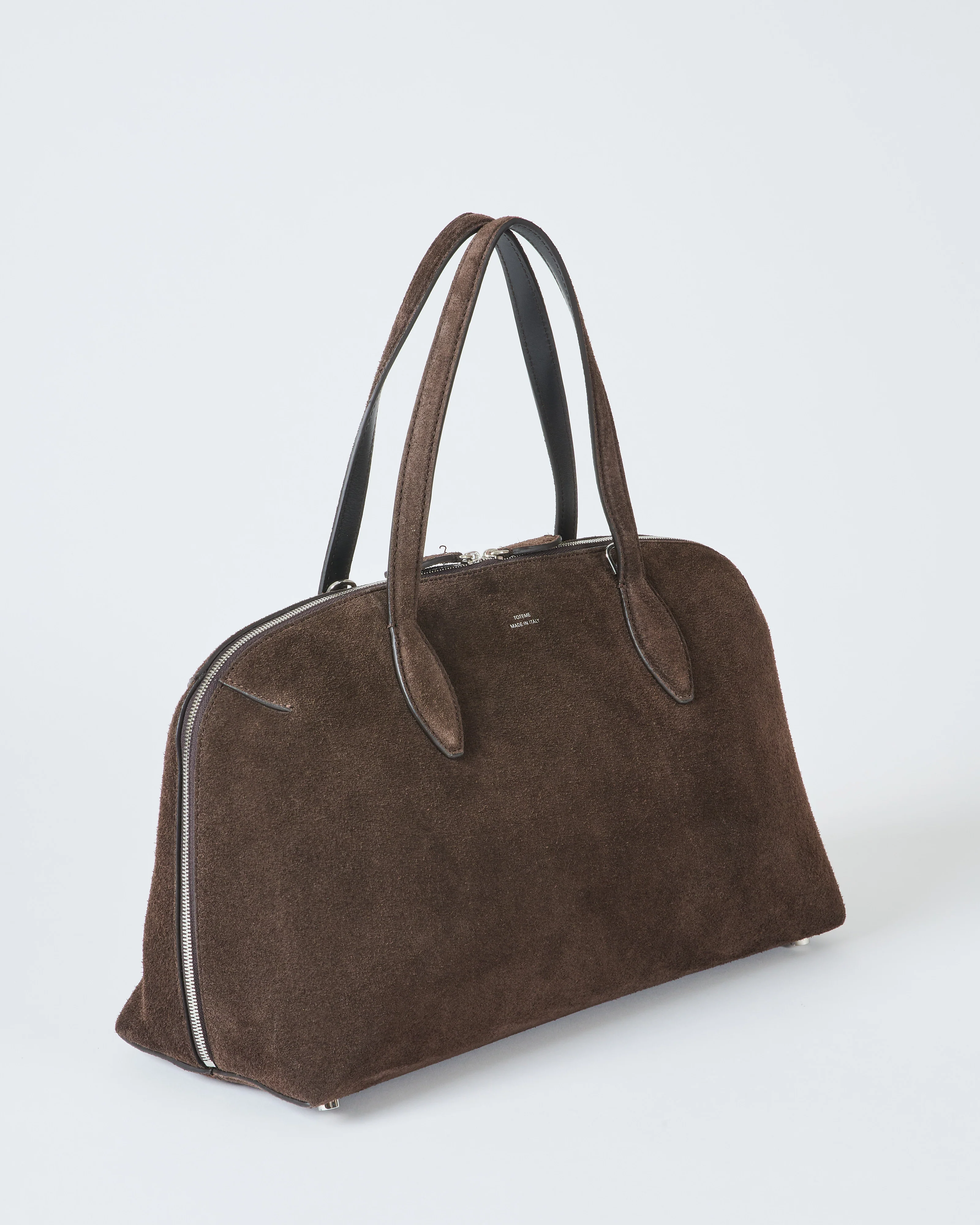 medium suede day tote - Image 5