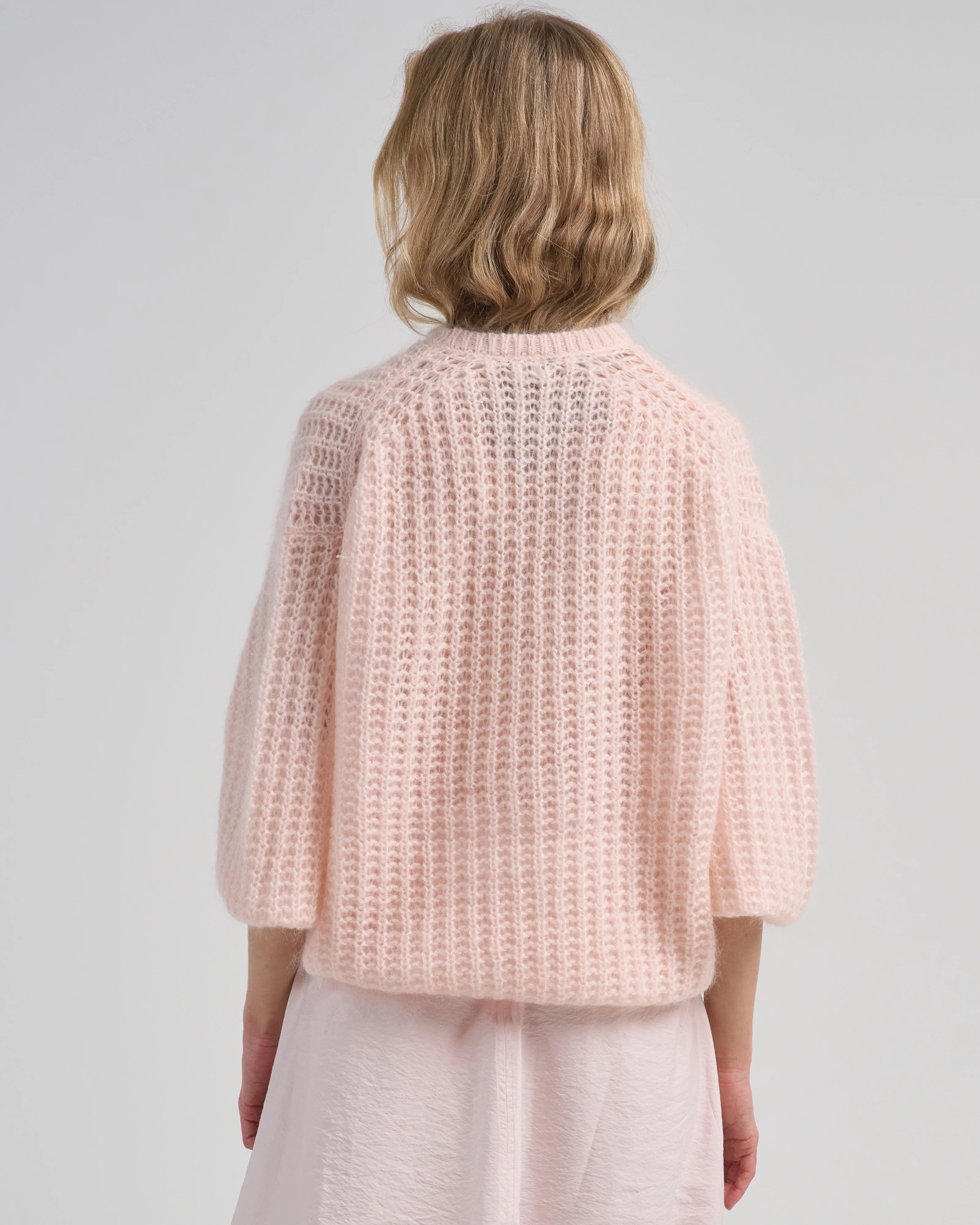 puffed knit sweater - Image 4