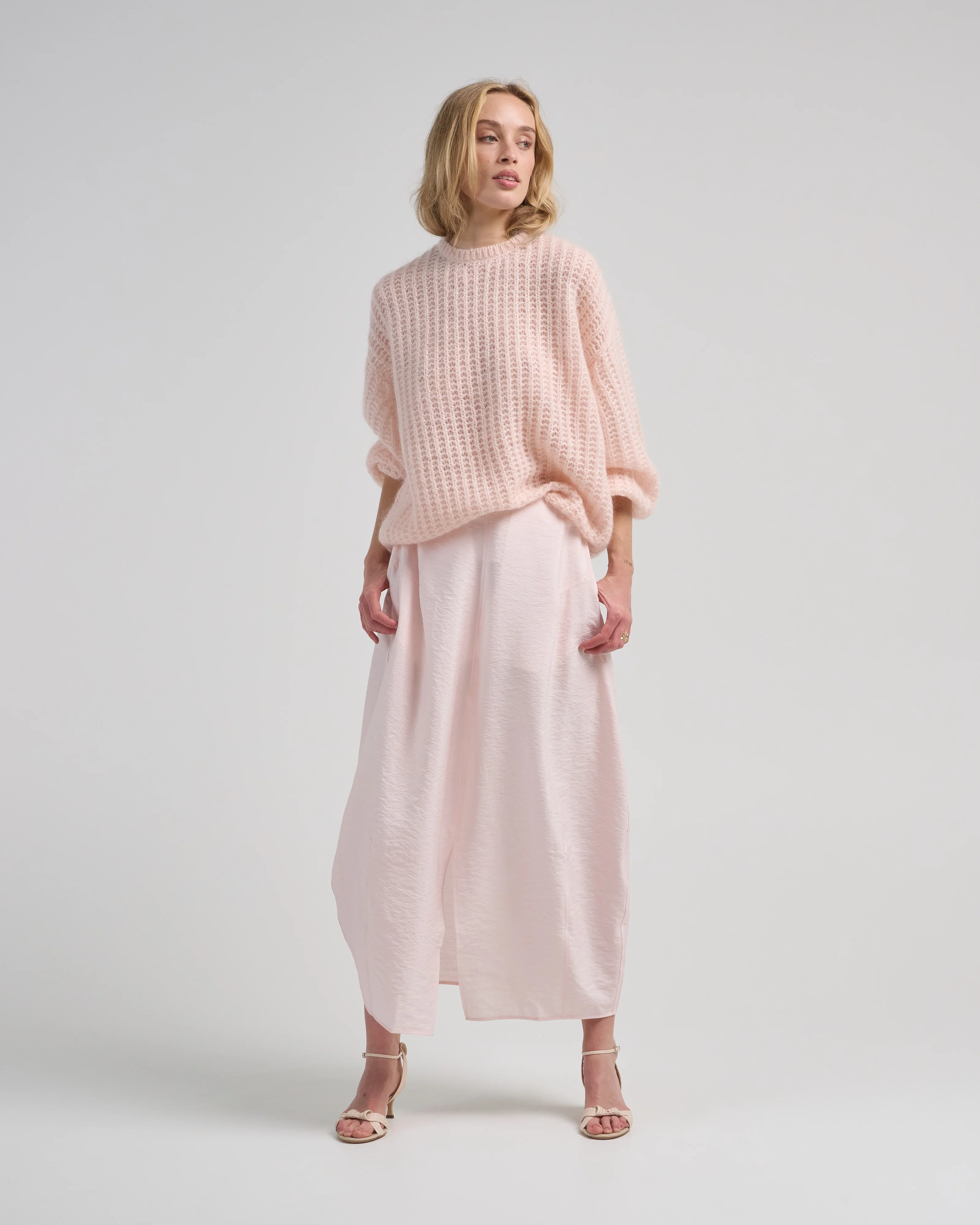 puffed knit sweater - Image 5