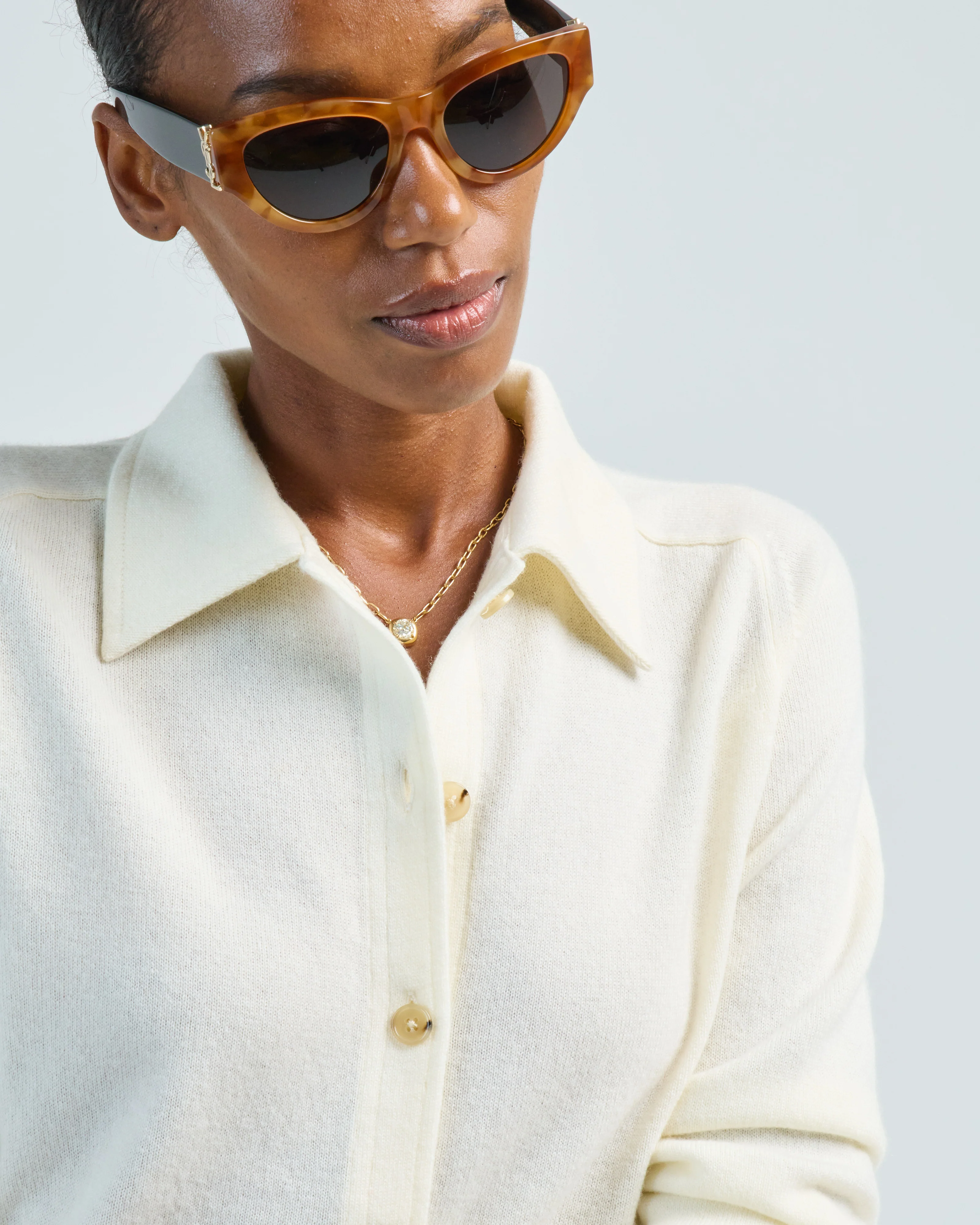 raglan sleeve cashmere shirt - Image 4