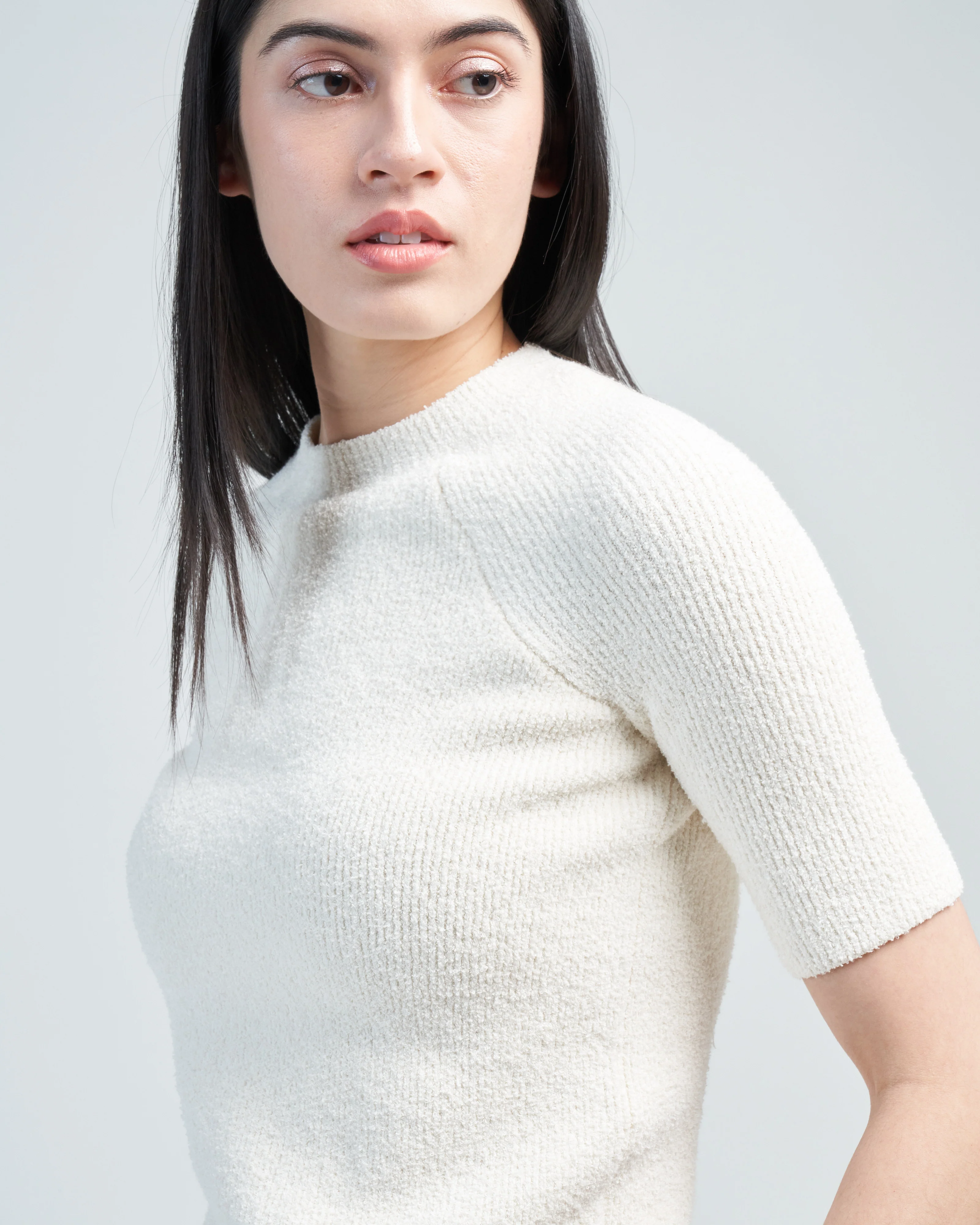 raglan sleeve terry knit - Image 2
