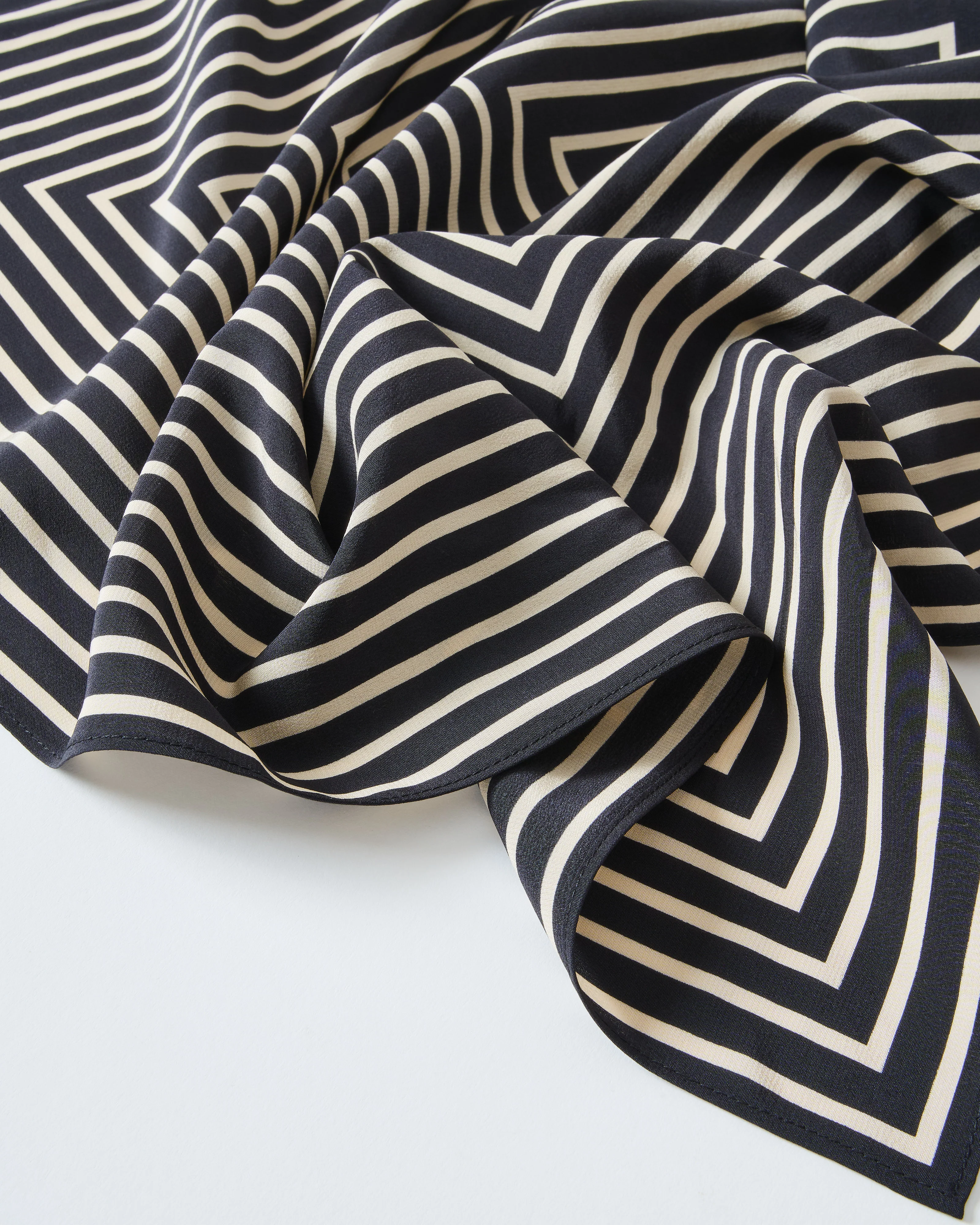 signature monogram silk scarf - Image 4