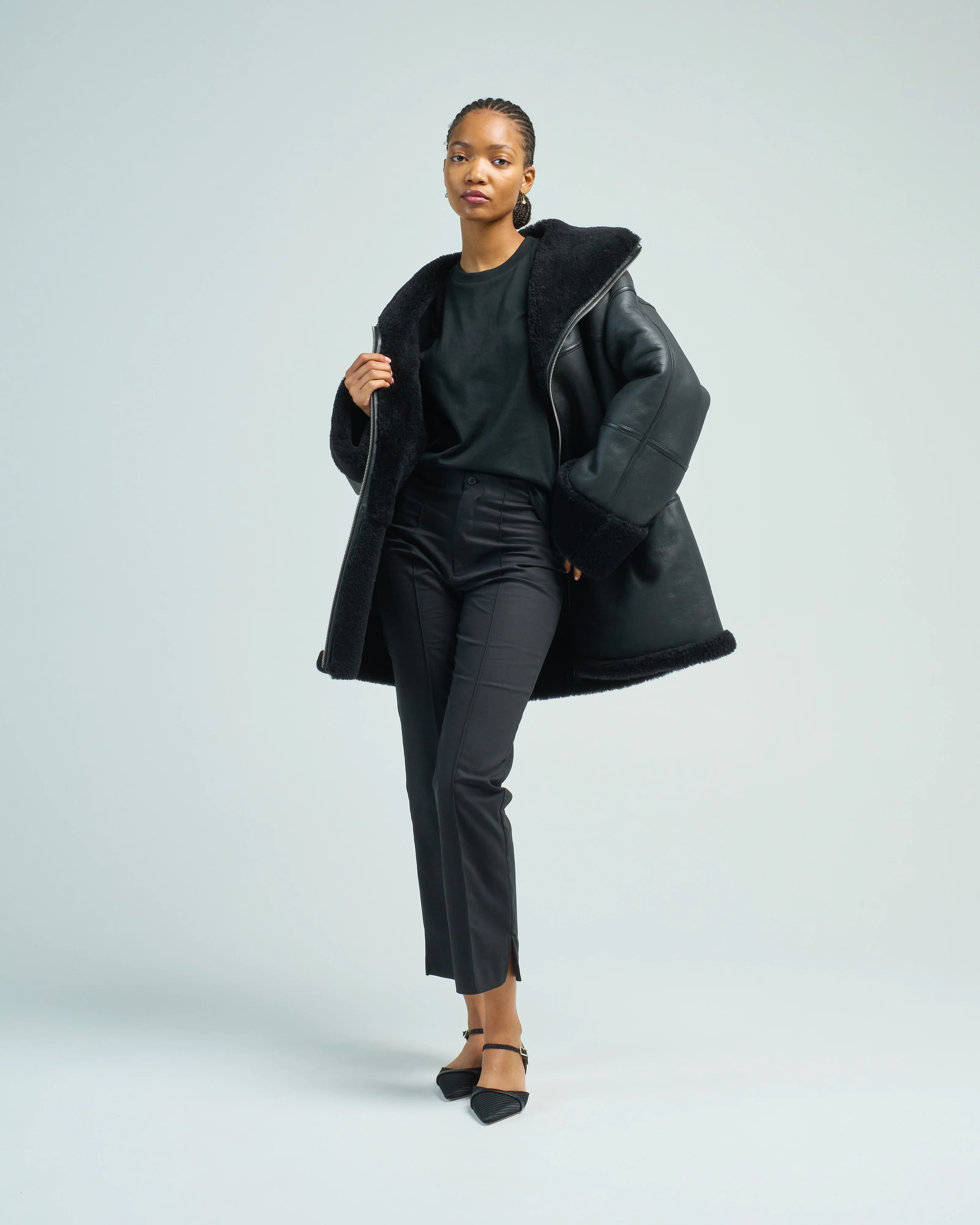 signature shearling jacket - Image 2