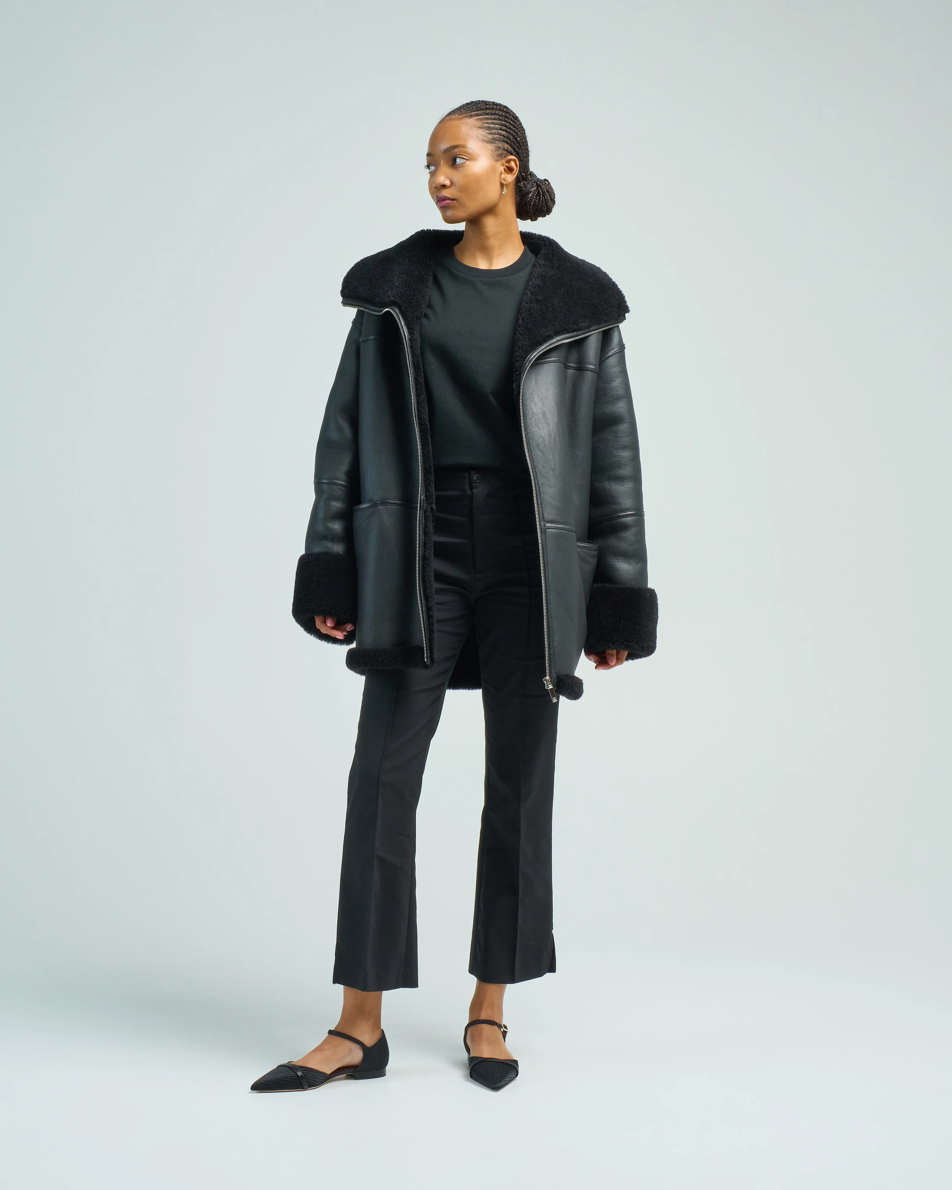 signature shearling jacket - Image 3