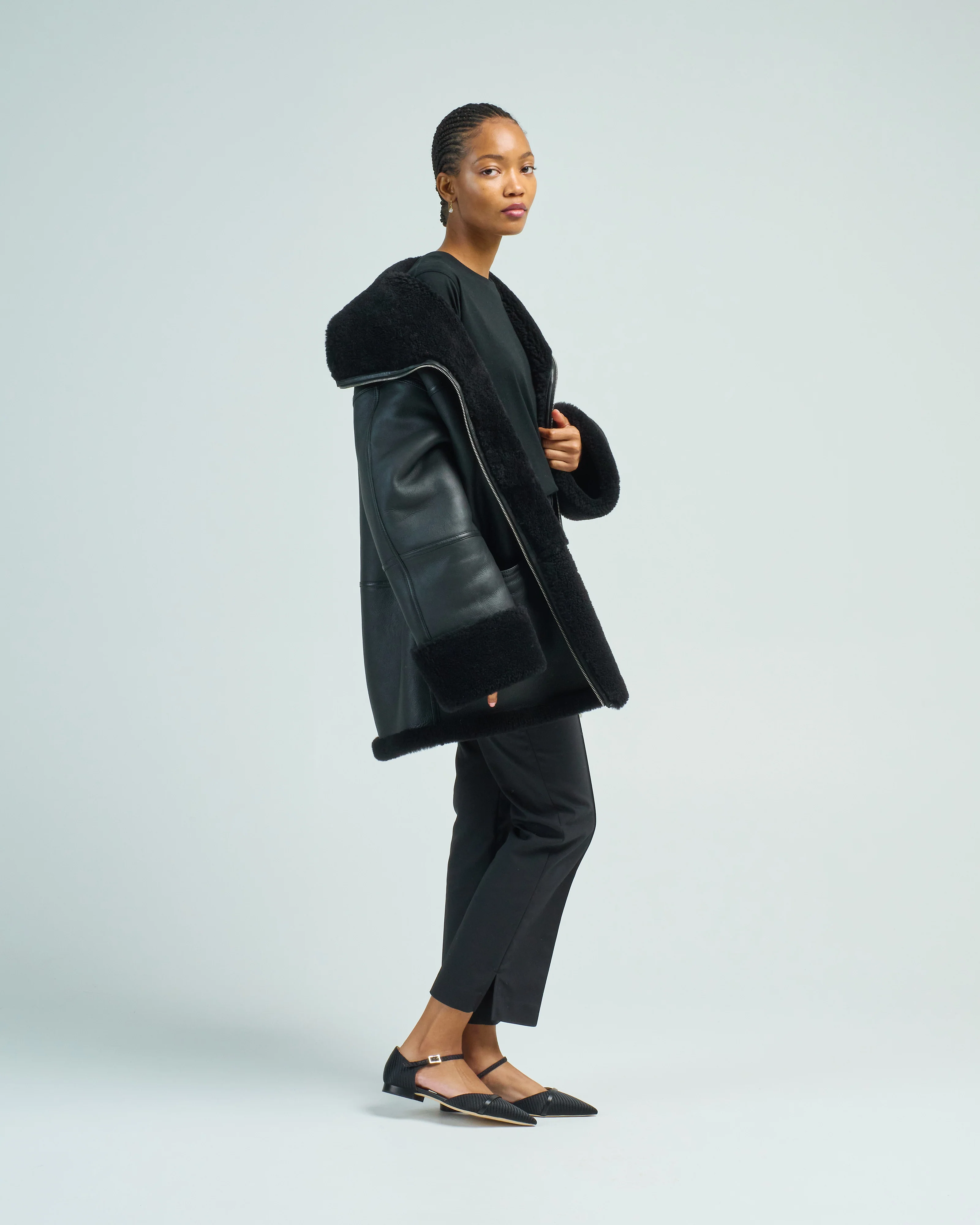 signature shearling jacket - Image 4
