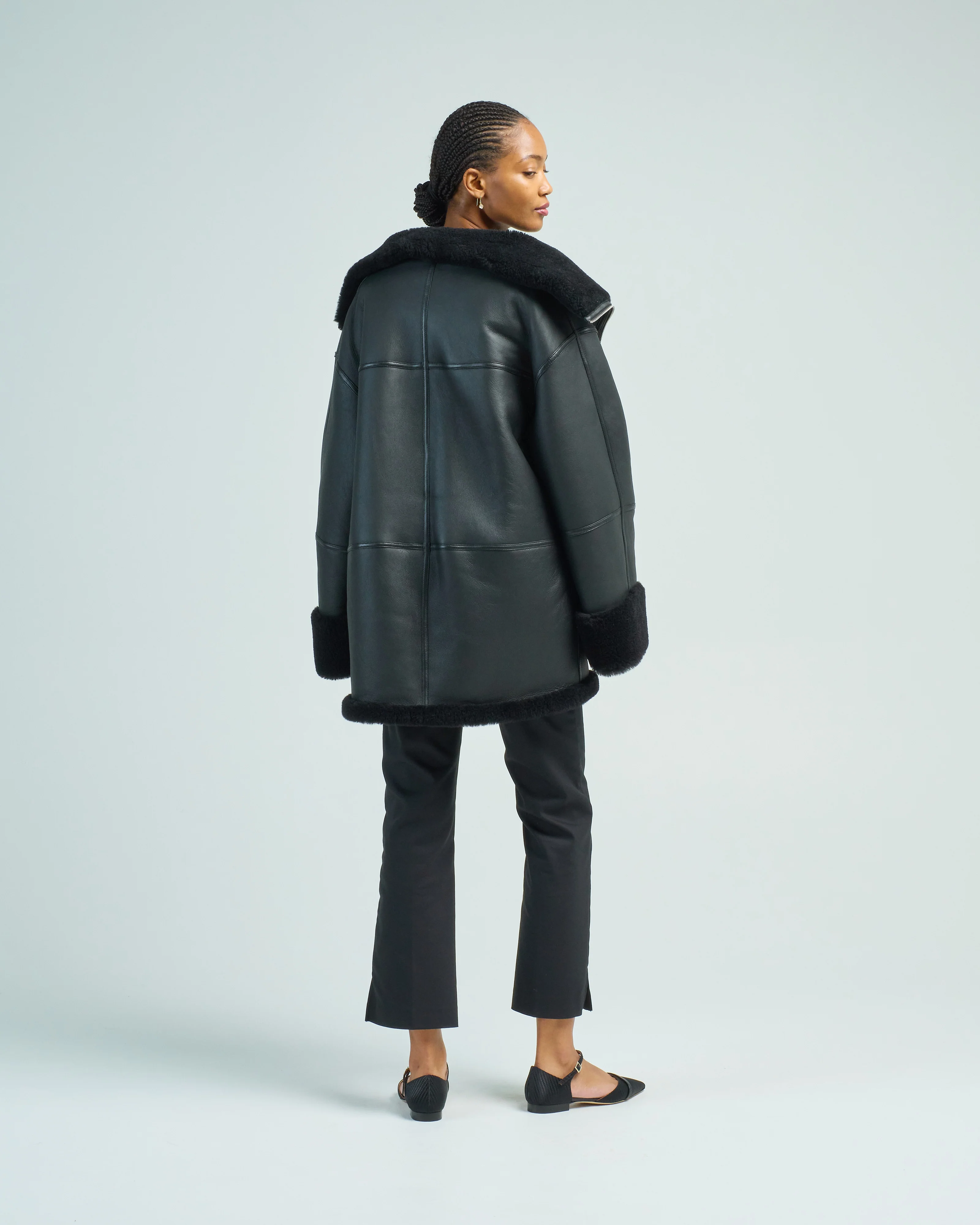 signature shearling jacket - Image 5