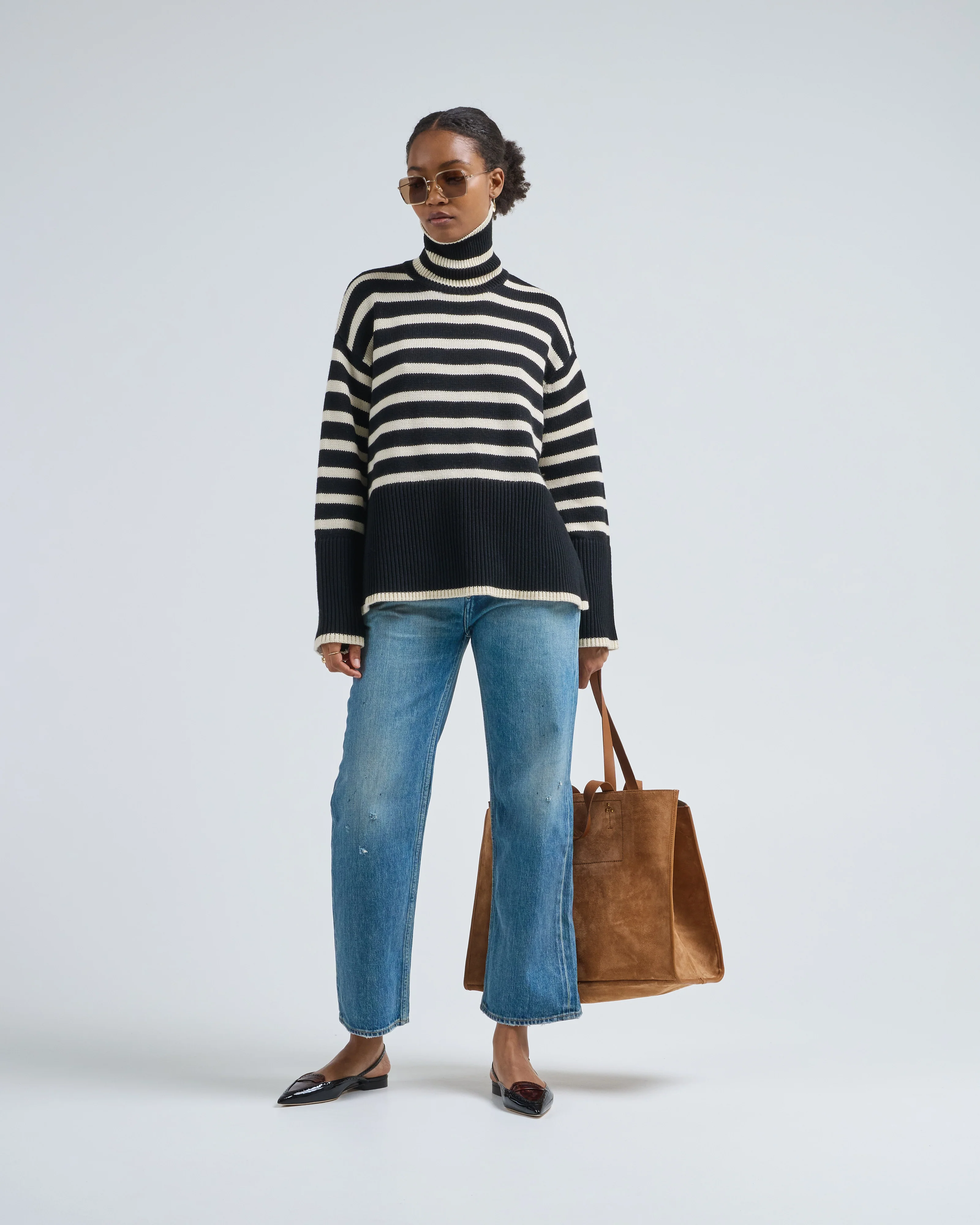 signature stripe turtleneck - Image 3
