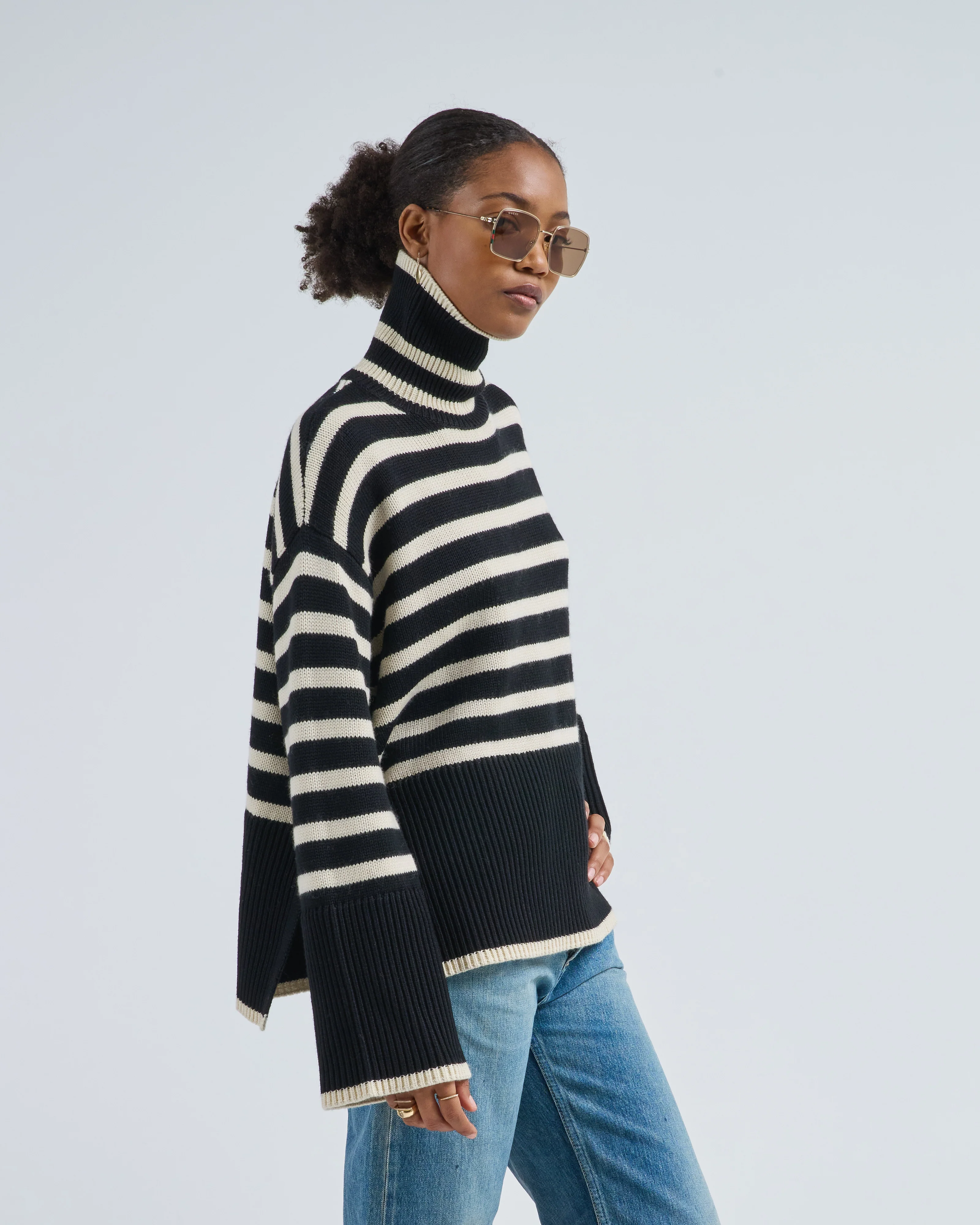 signature stripe turtleneck - Image 4