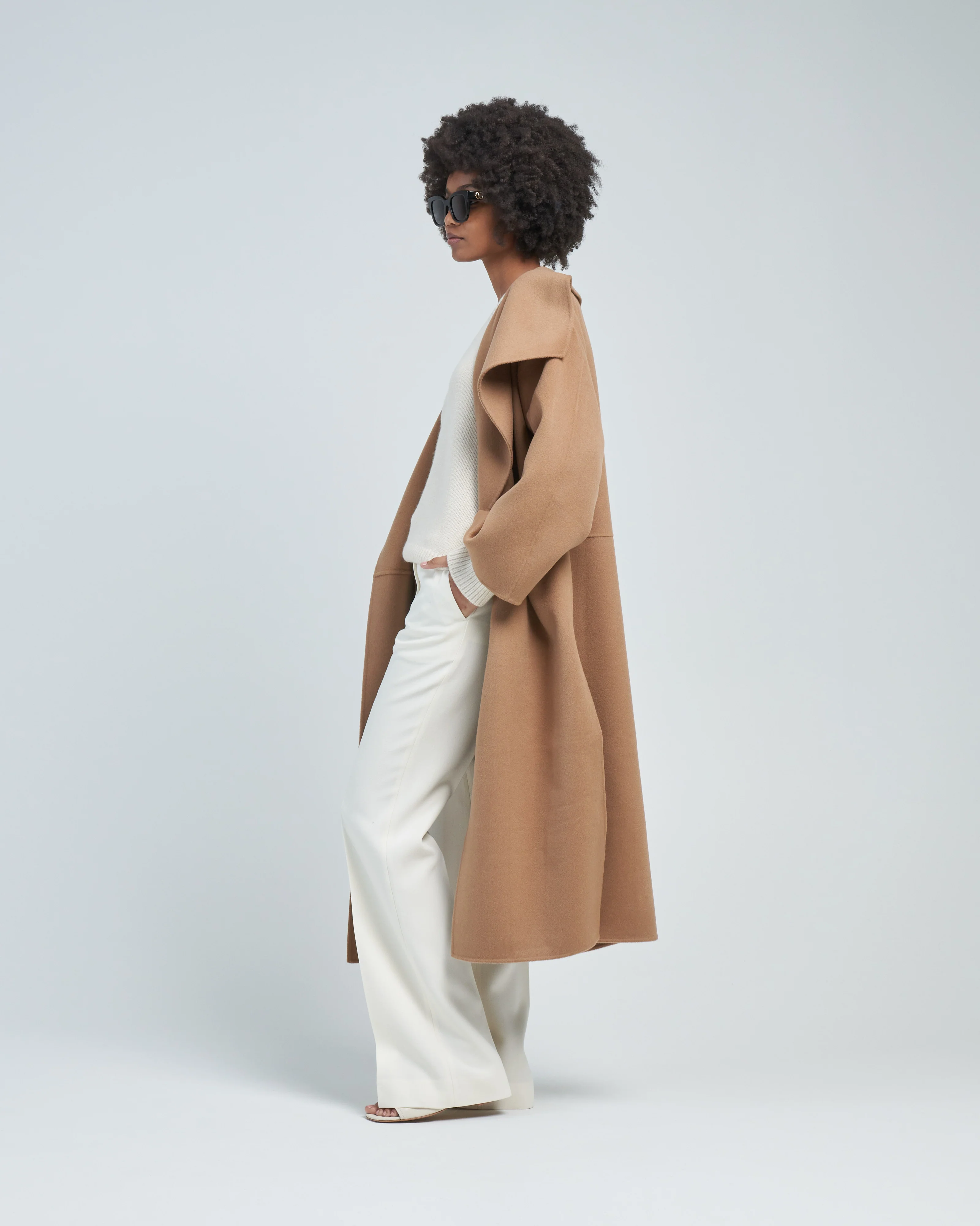 signature wool cashmere coat - Image 2