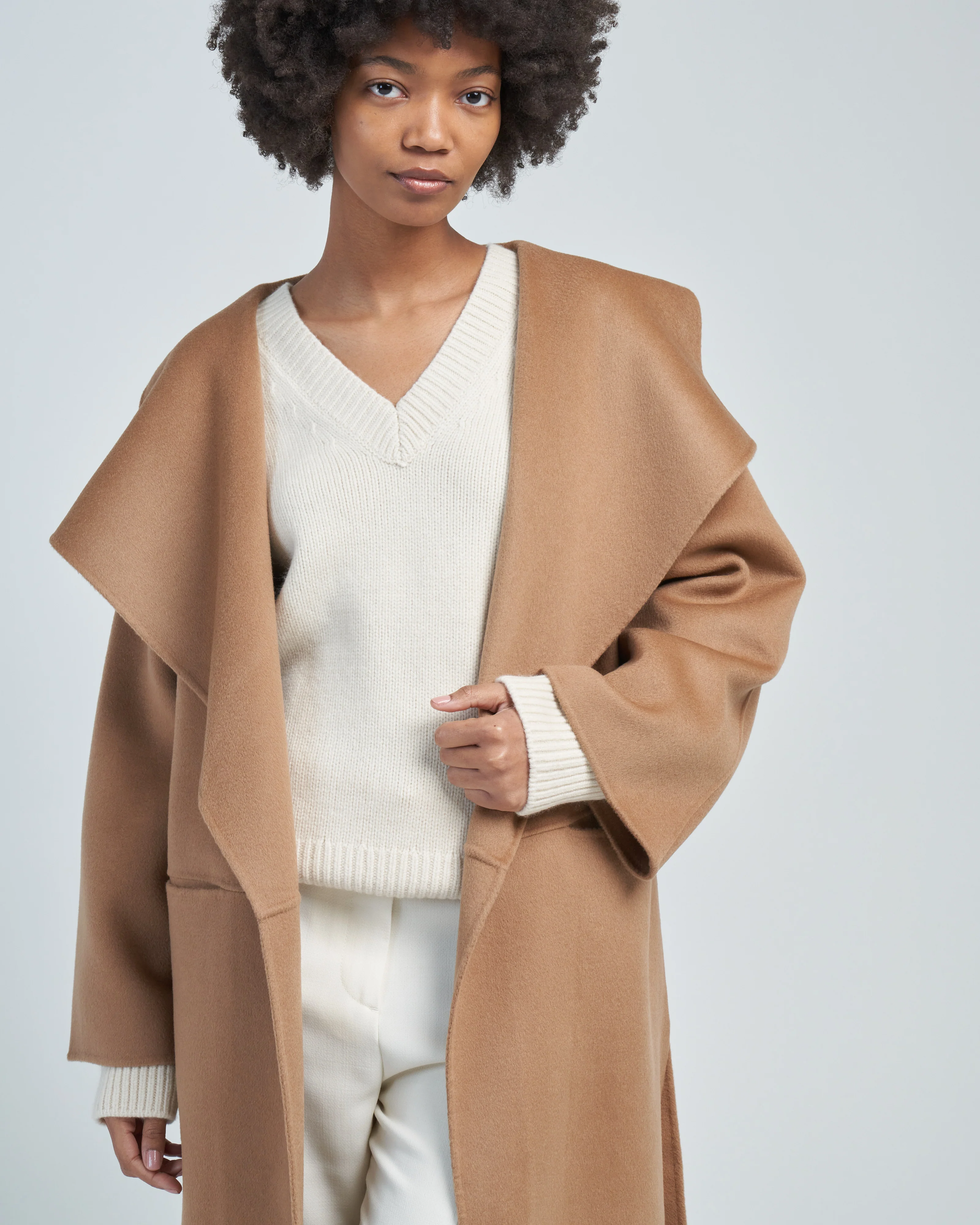 signature wool cashmere coat - Image 5