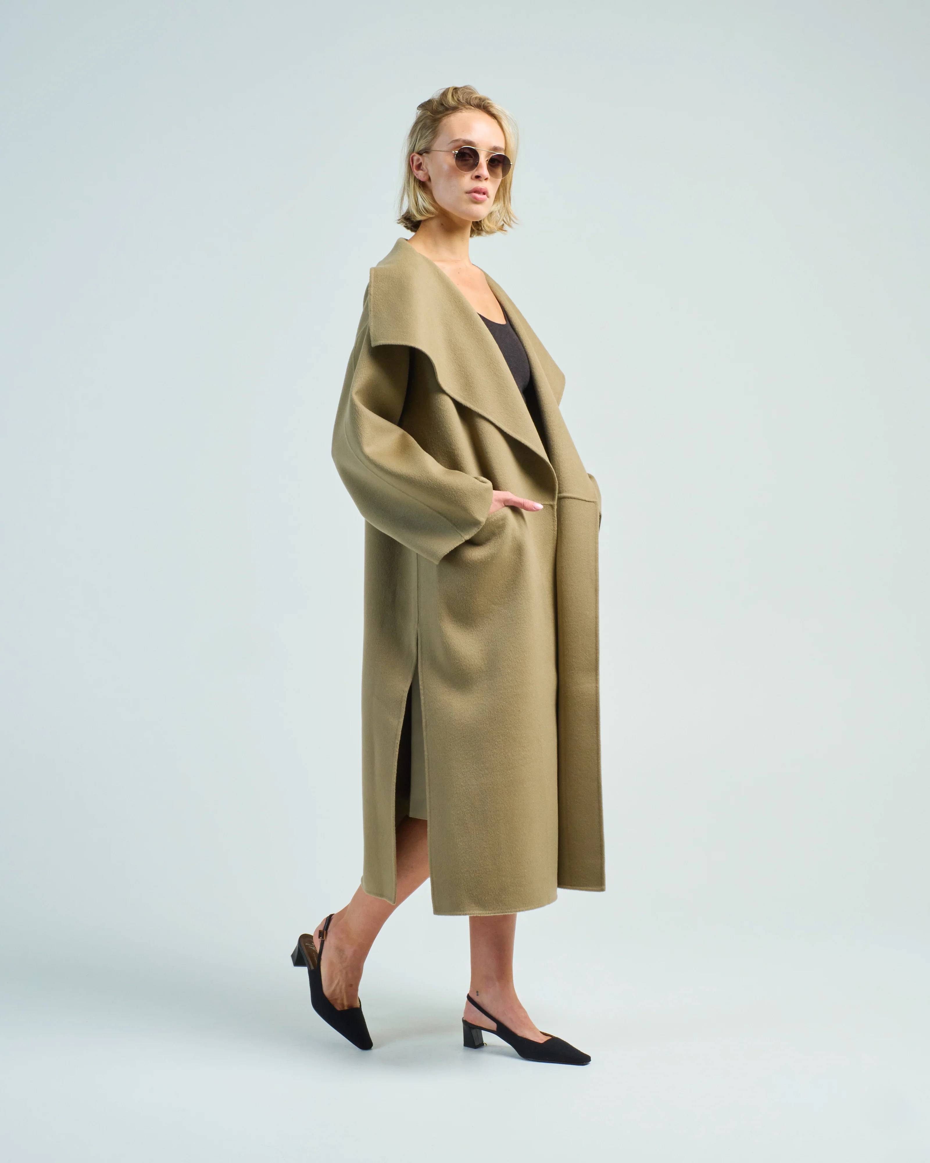 signature wool cashmere coat - Image 3