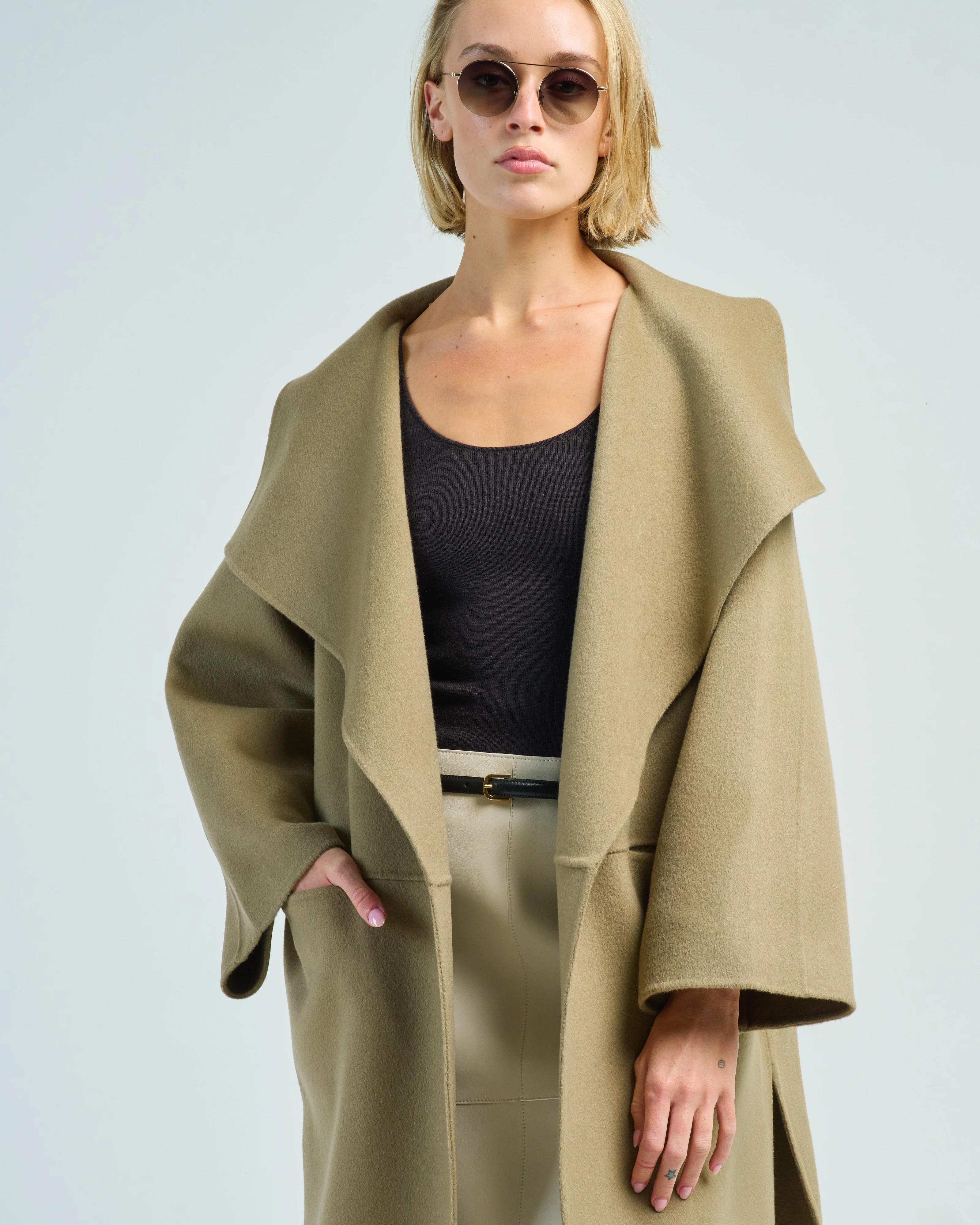 signature wool cashmere coat - Image 5
