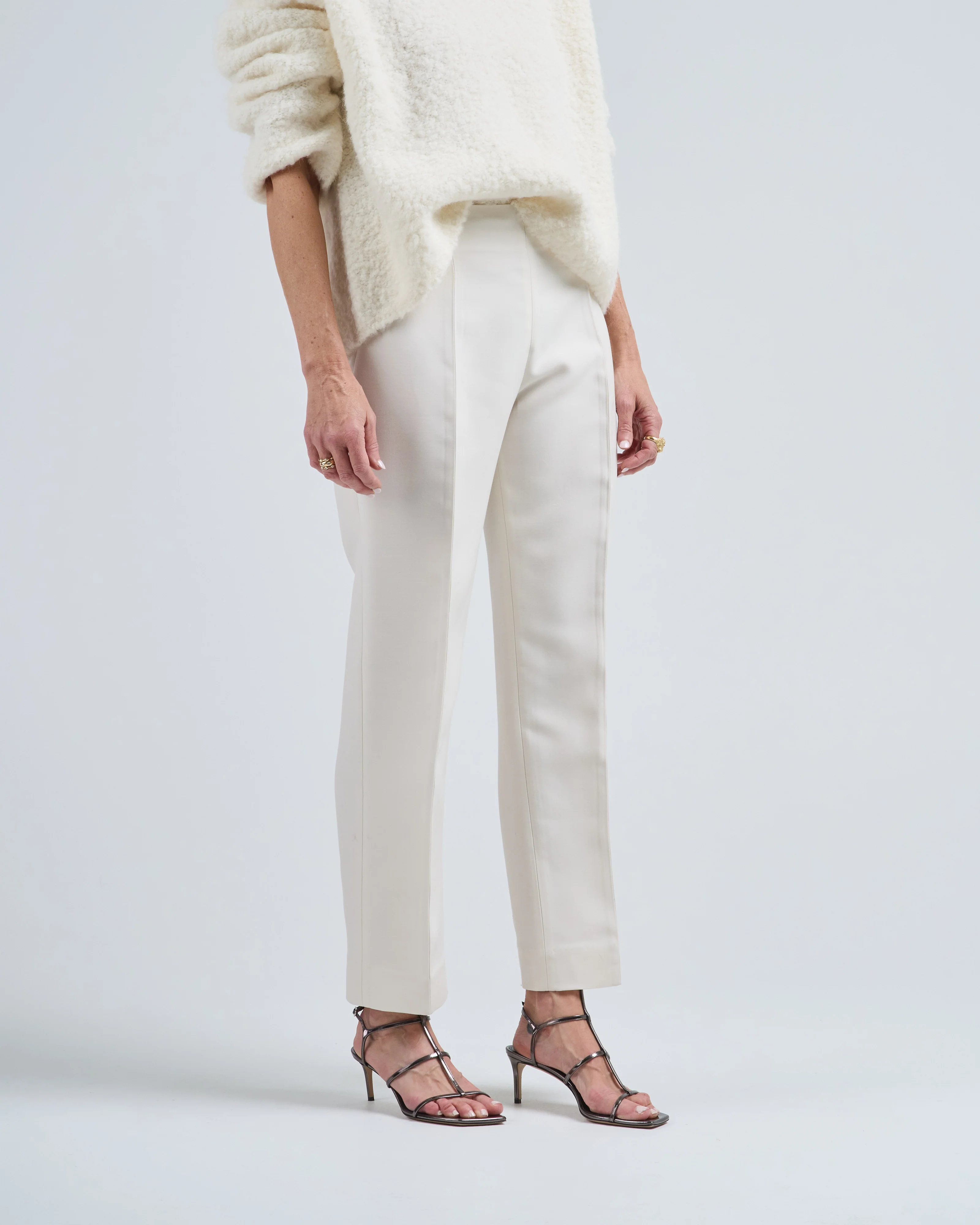 slim evening trousers - Image 2