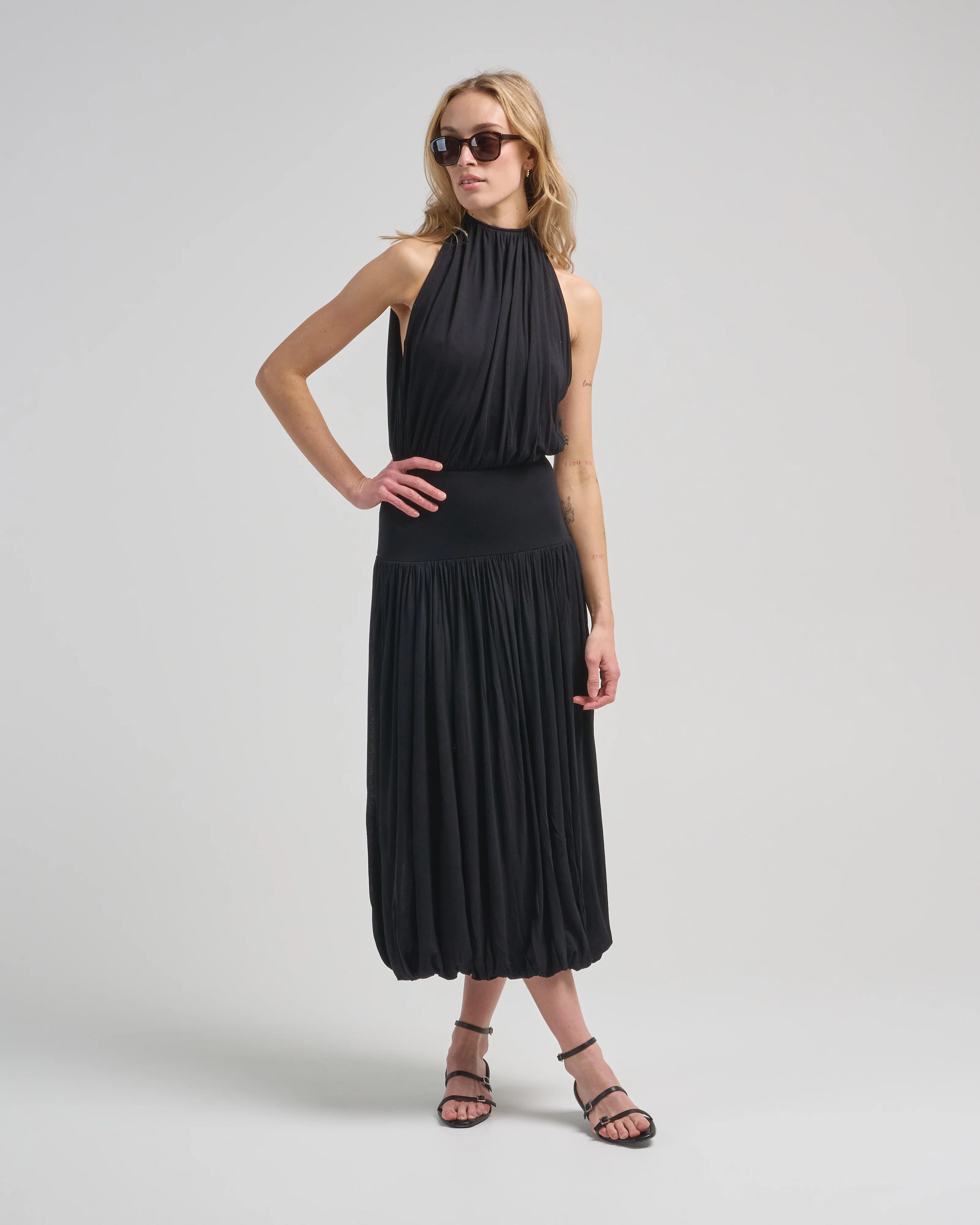soft gathered dress - Image 2