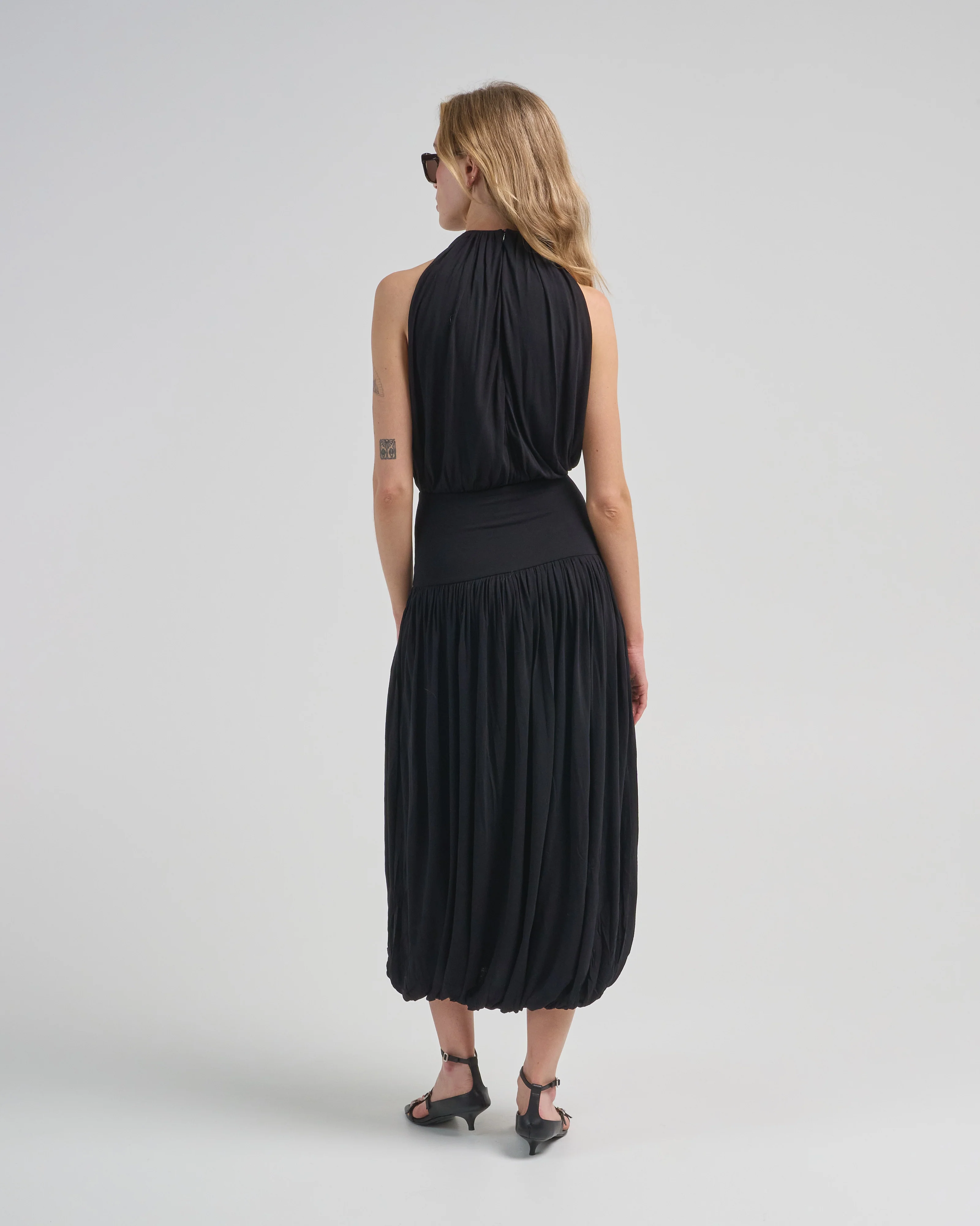 soft gathered dress - Image 4
