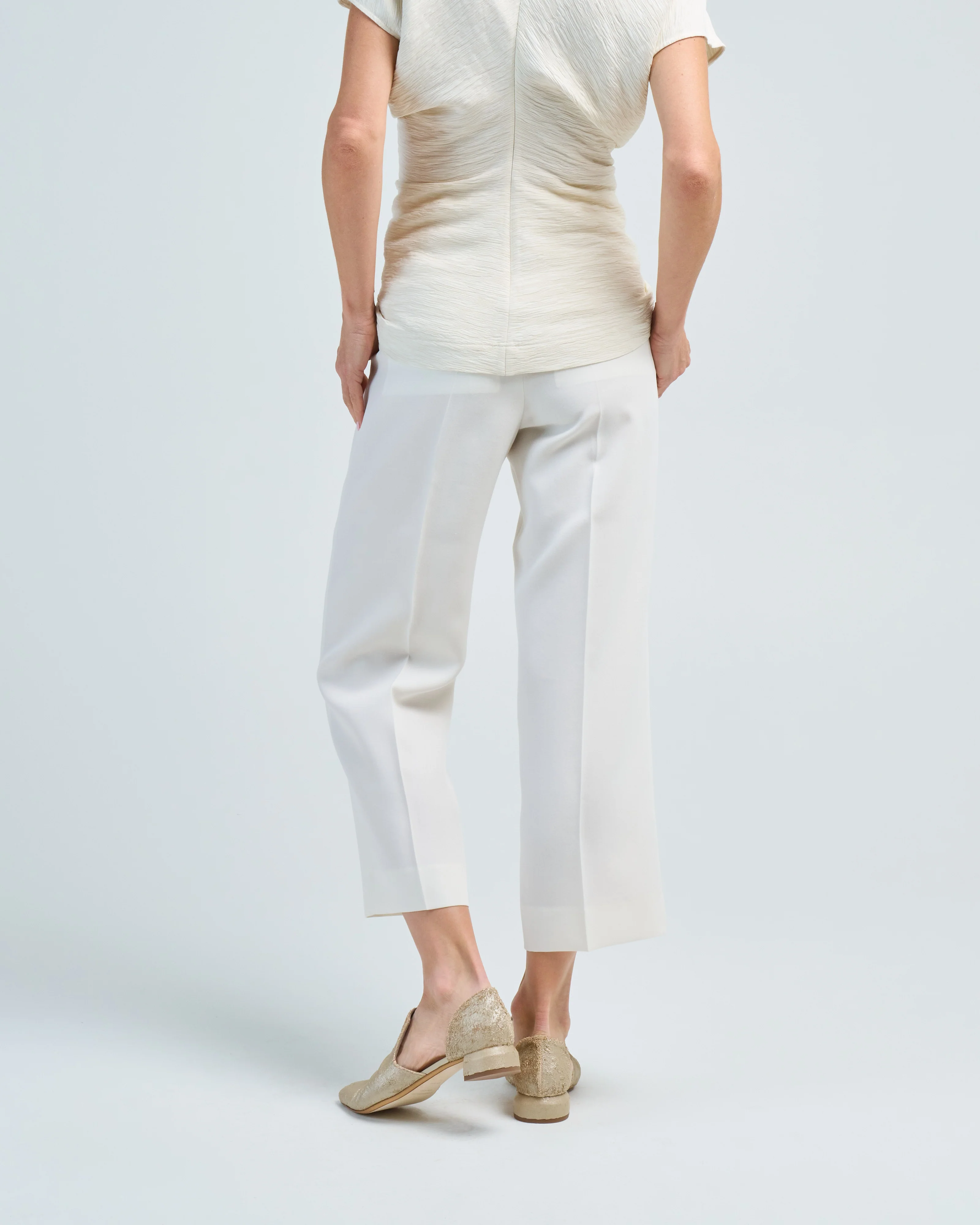 straight cropped trousers - Image 4