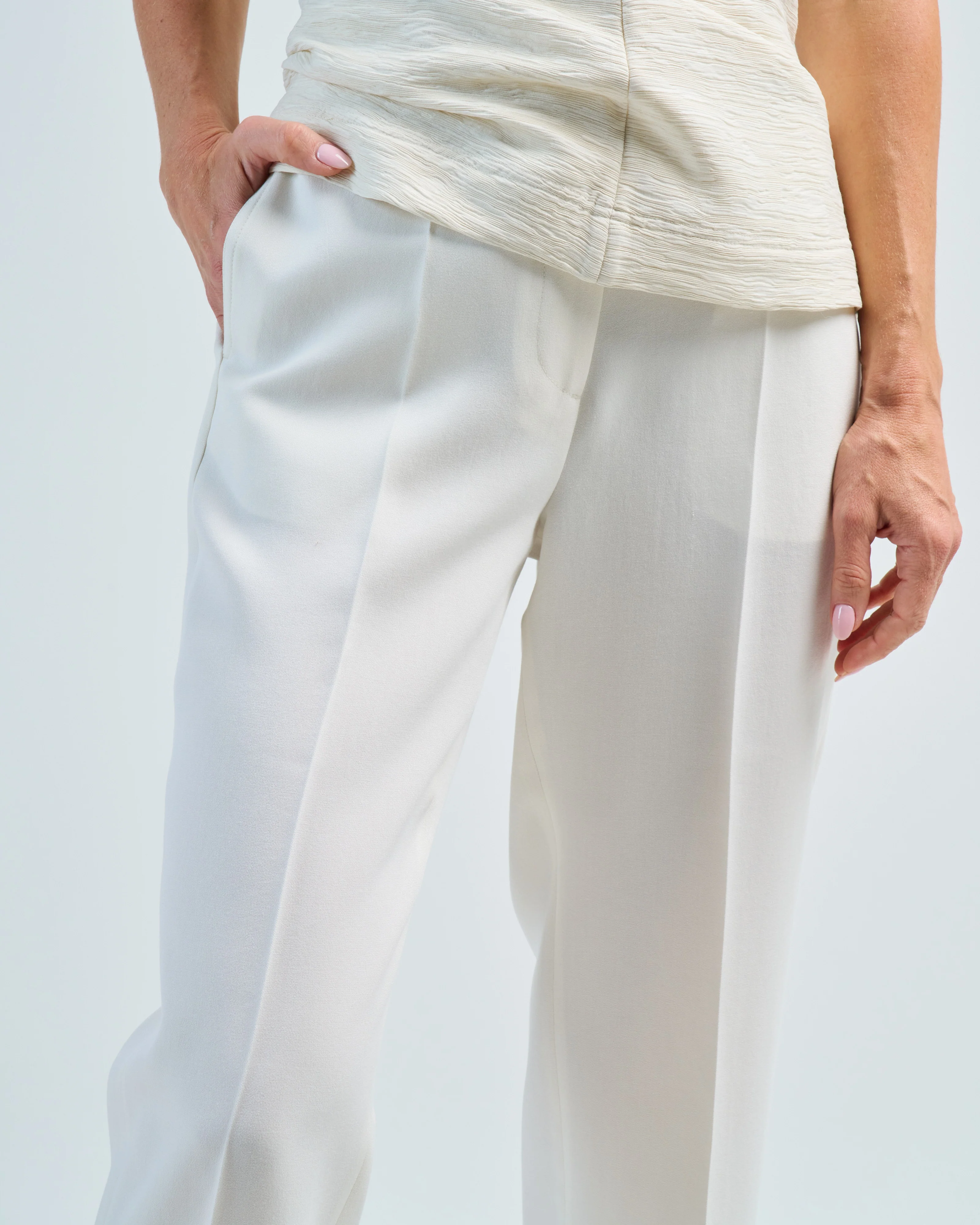 straight cropped trousers - Image 5