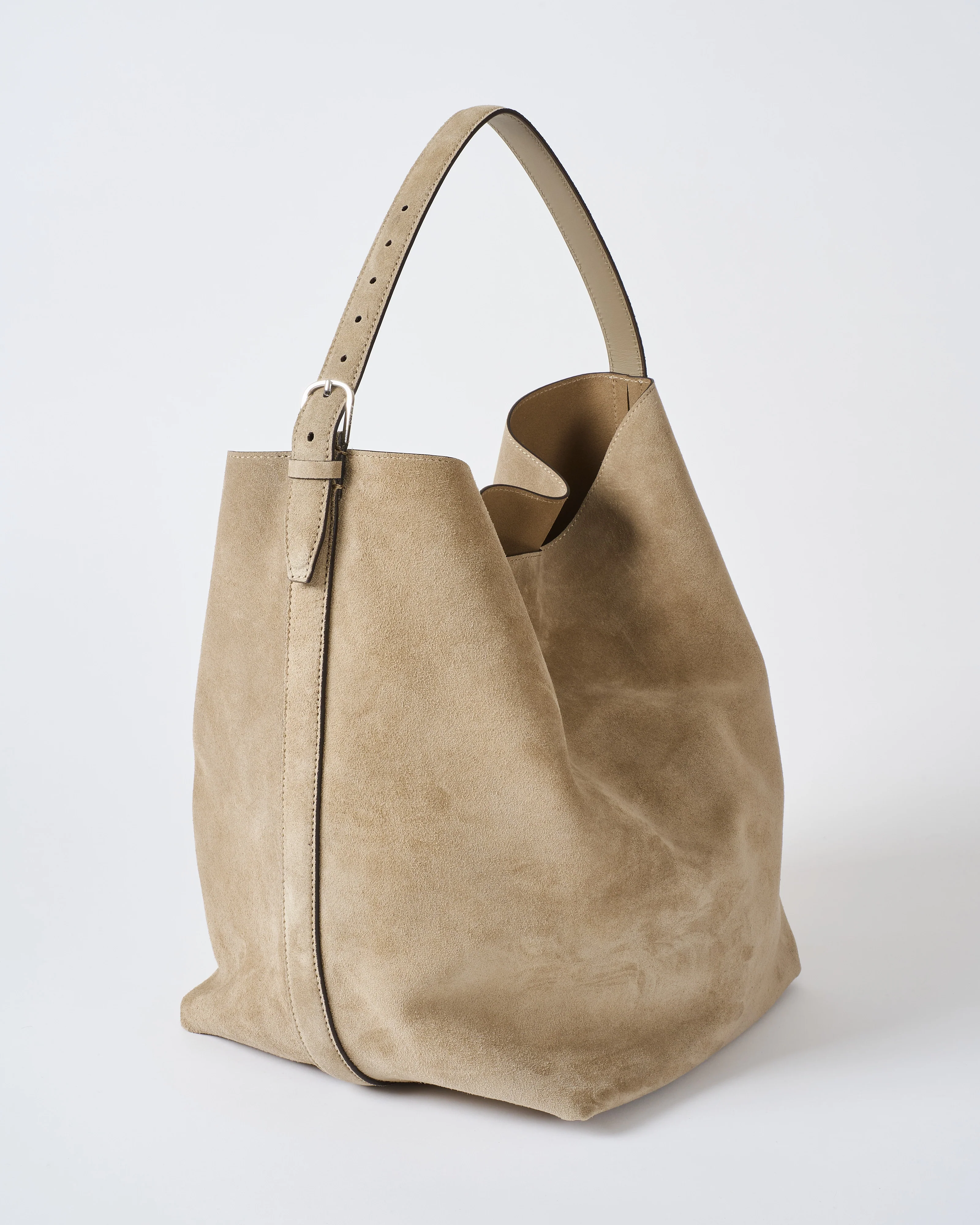 suede belted tote - Image 2