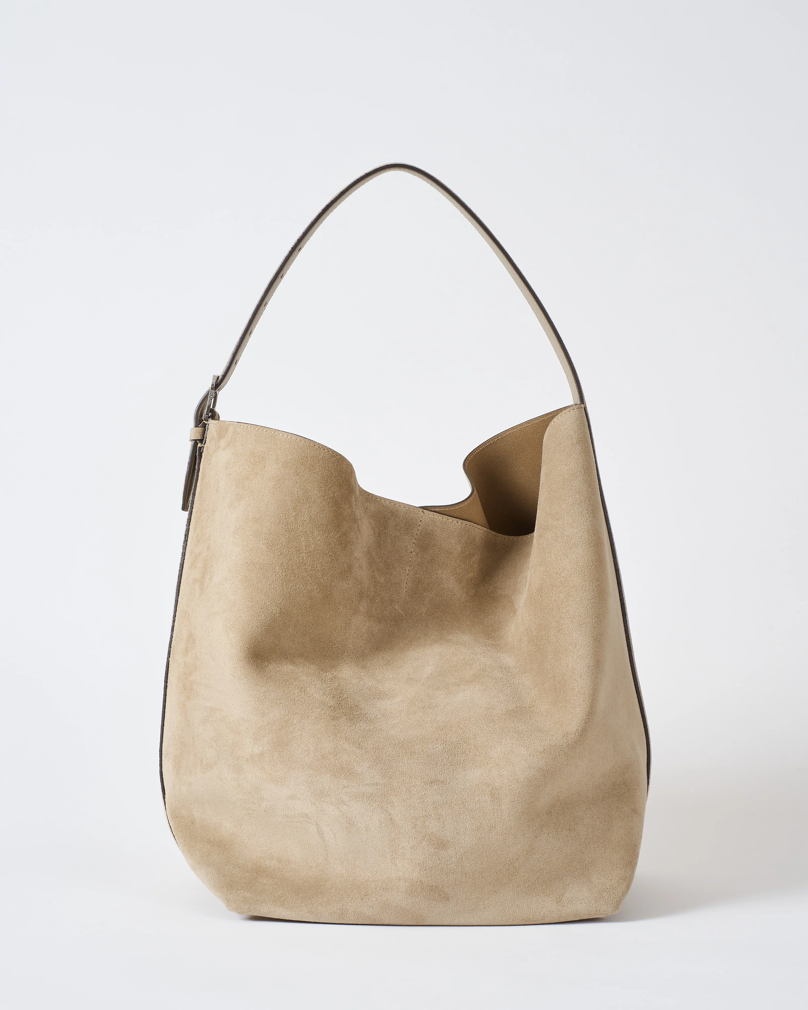 suede belted tote - Image 3