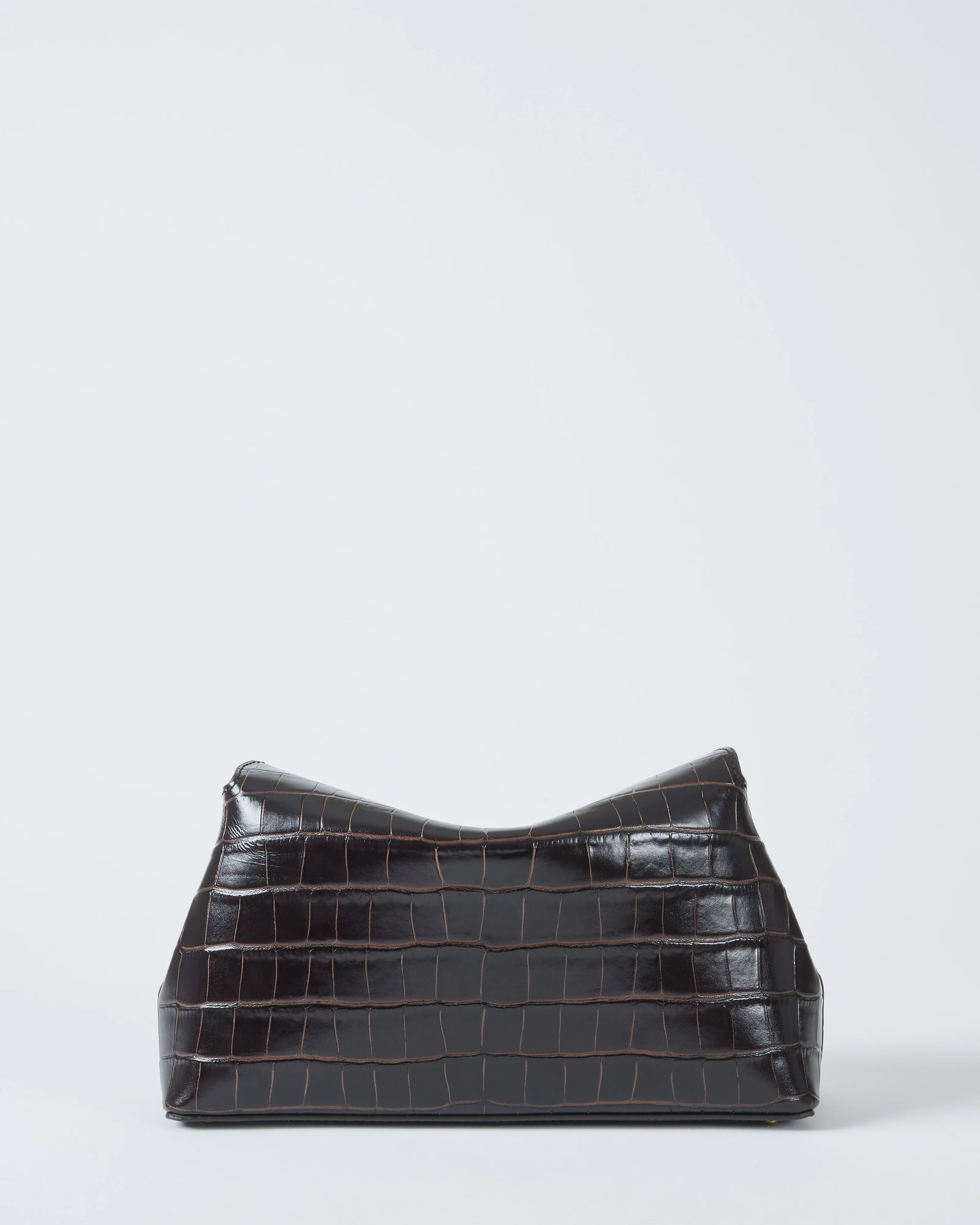 t-lock croco-embossed clutch - Image 3