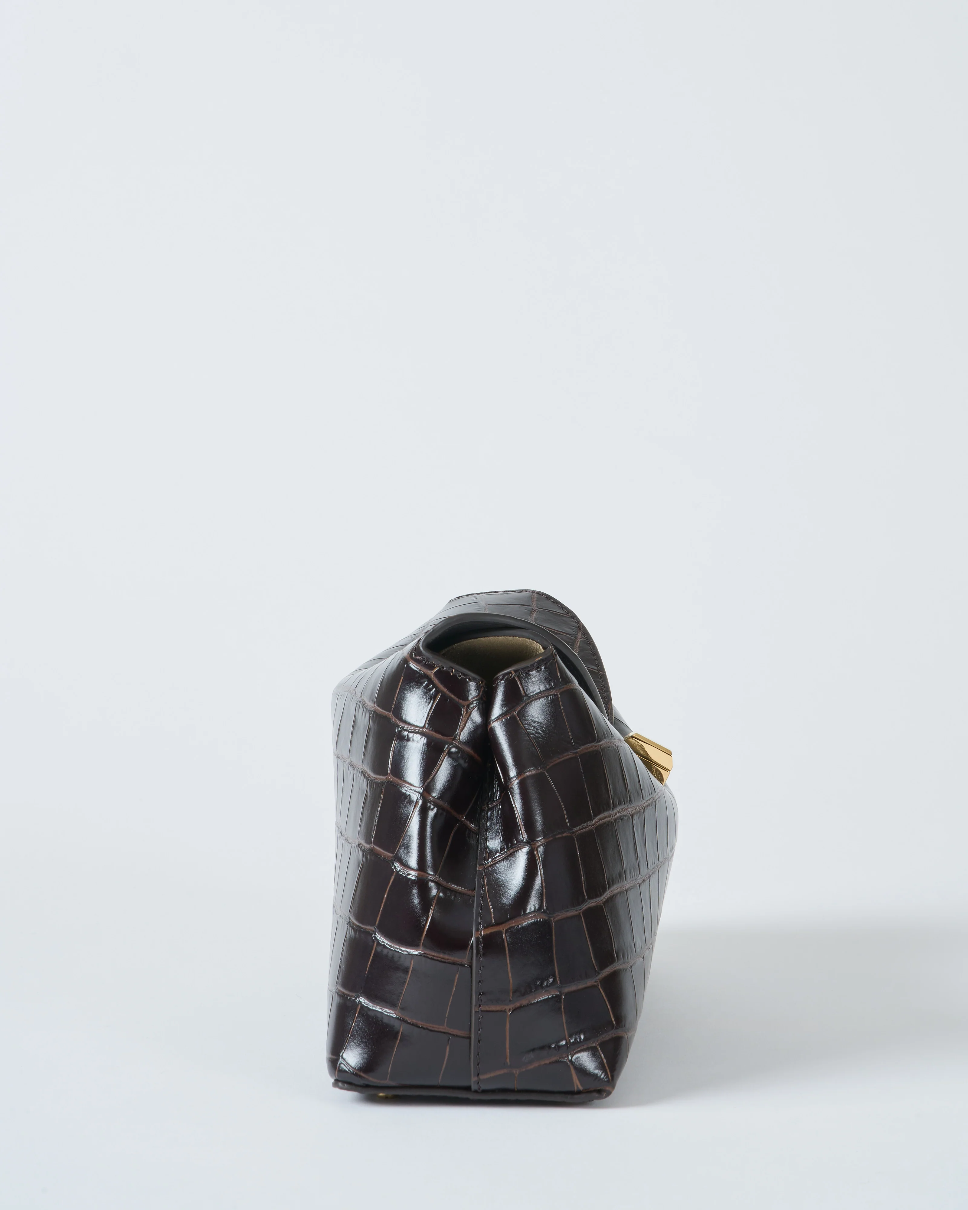 t-lock croco-embossed clutch - Image 4