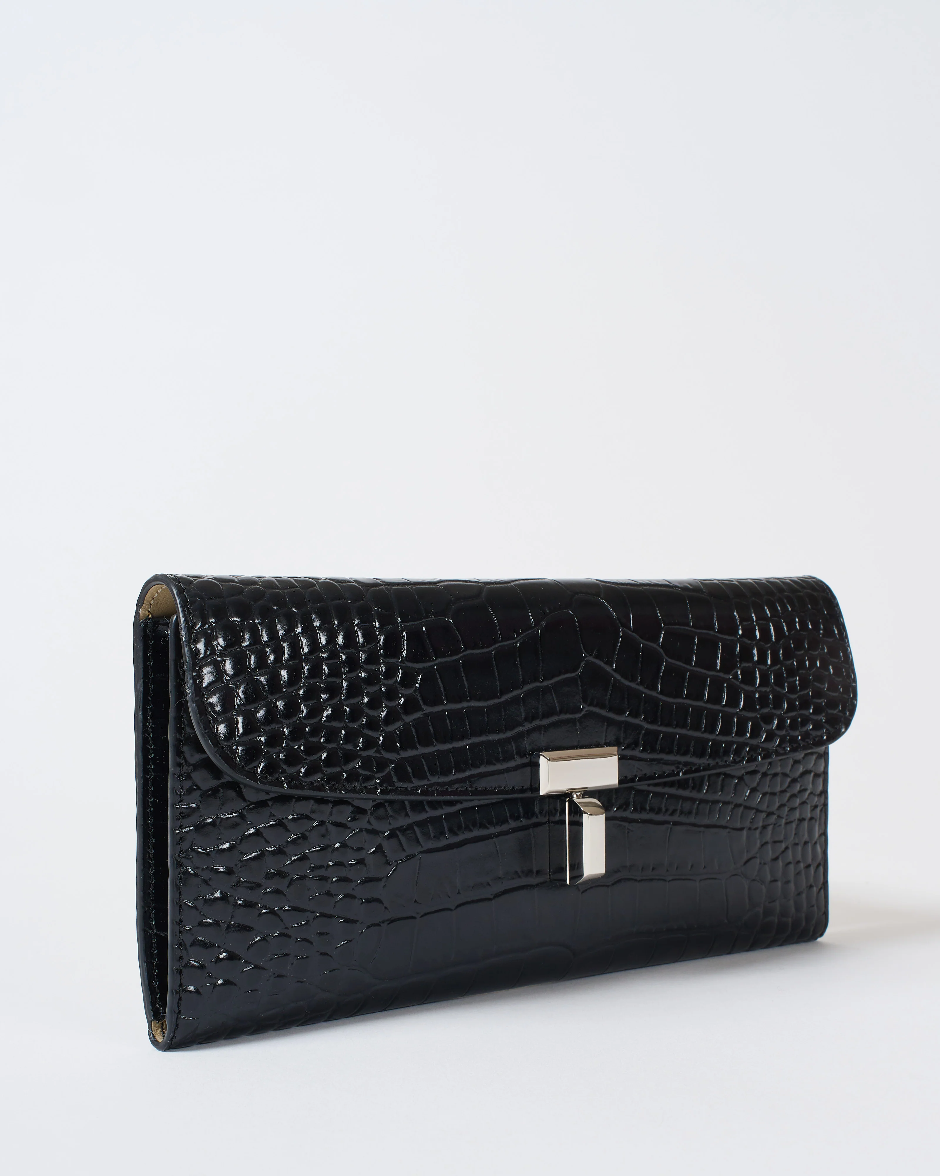 t-lock croco-embossed leather wallet - Image 4
