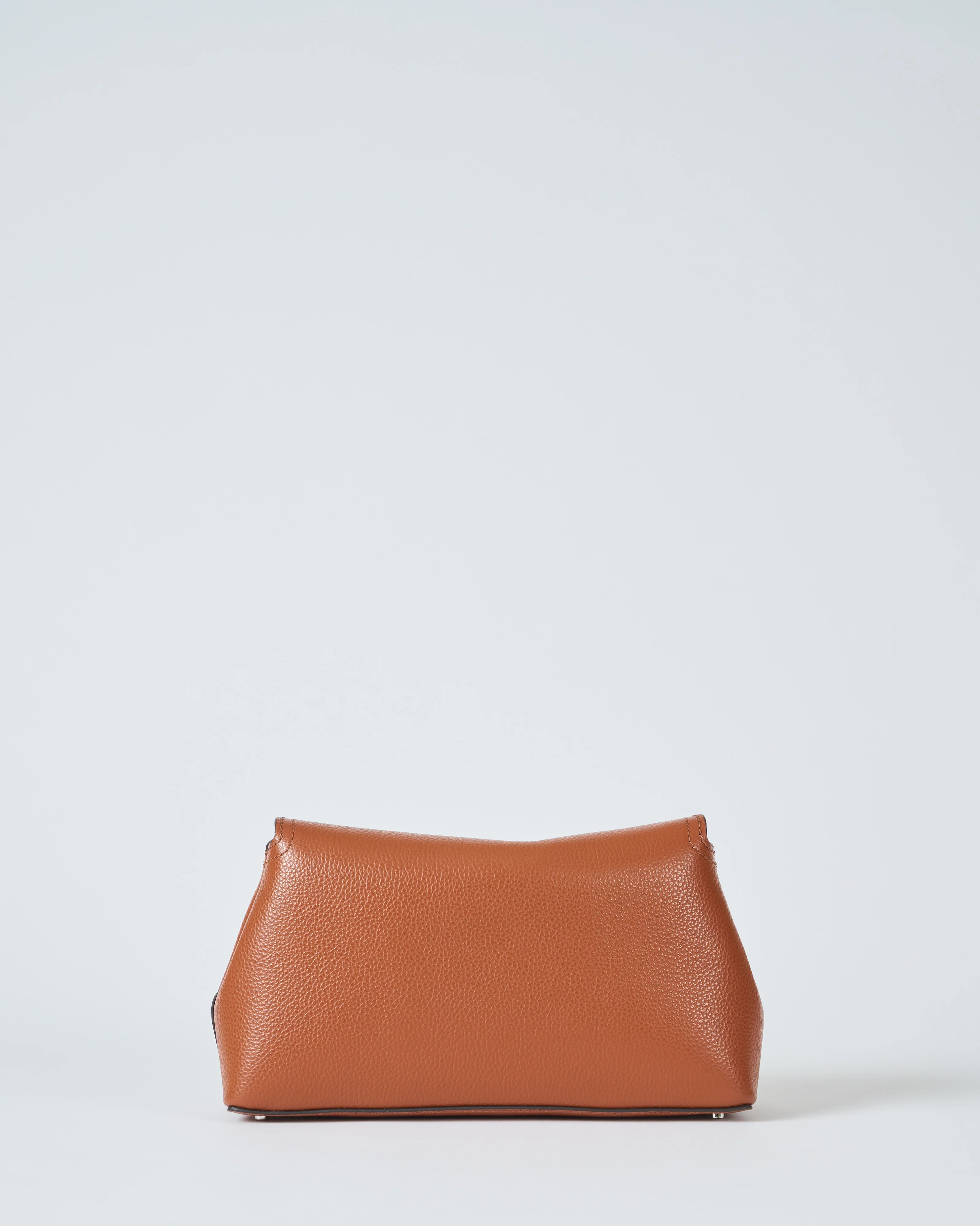t-lock grained leather clutch - Image 3