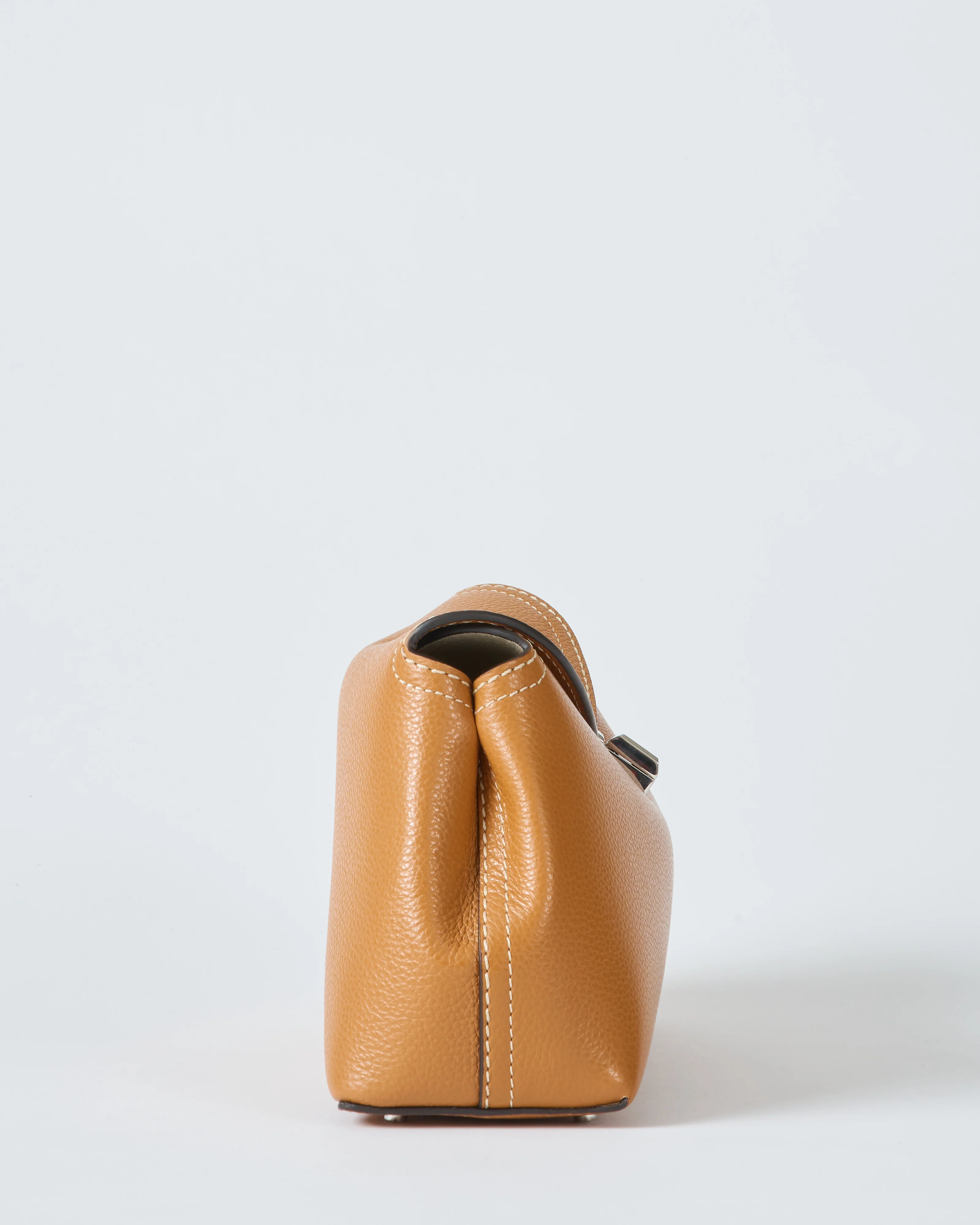 t-lock grained-leather clutch - Image 3