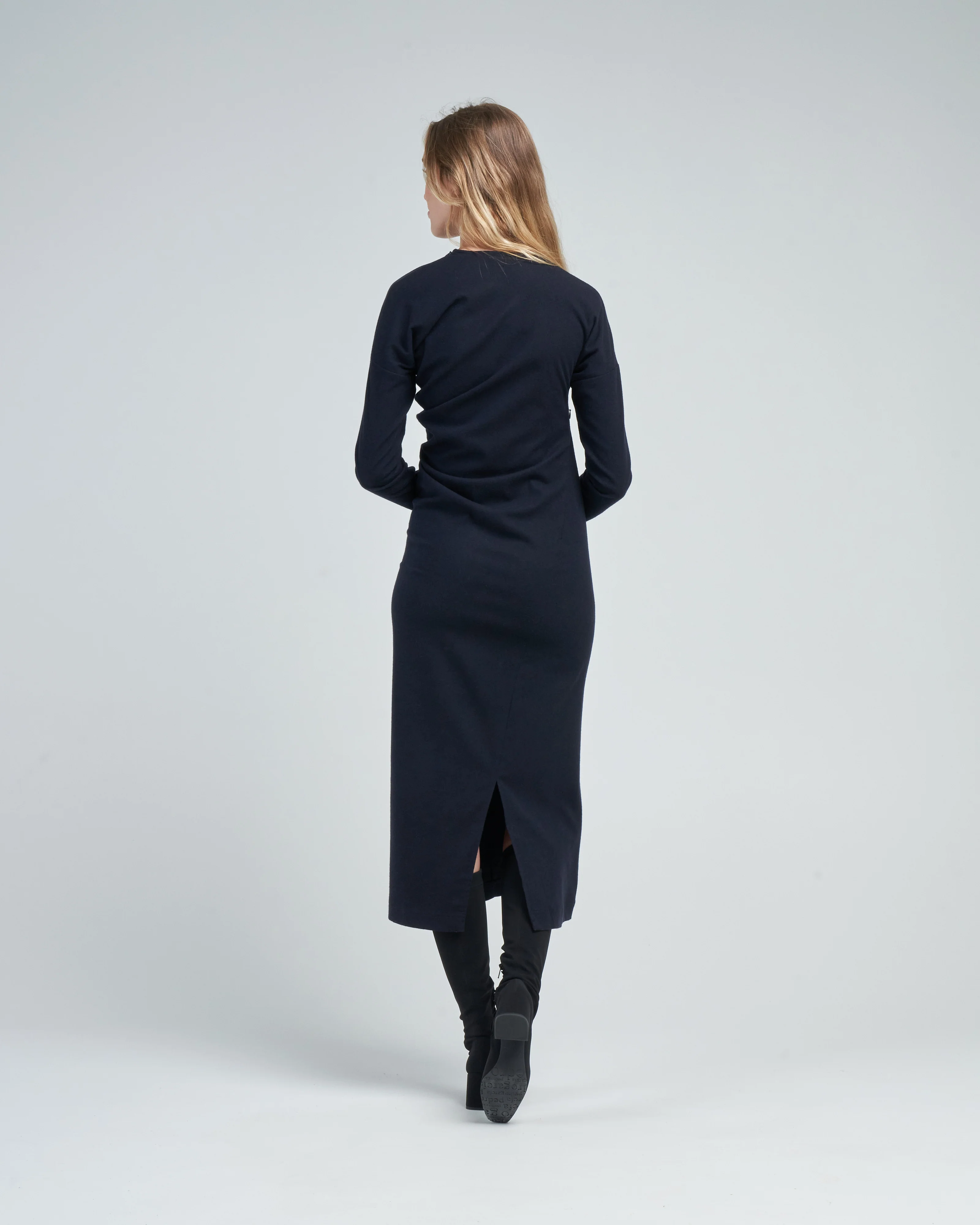 twisted flannel dress - Image 4
