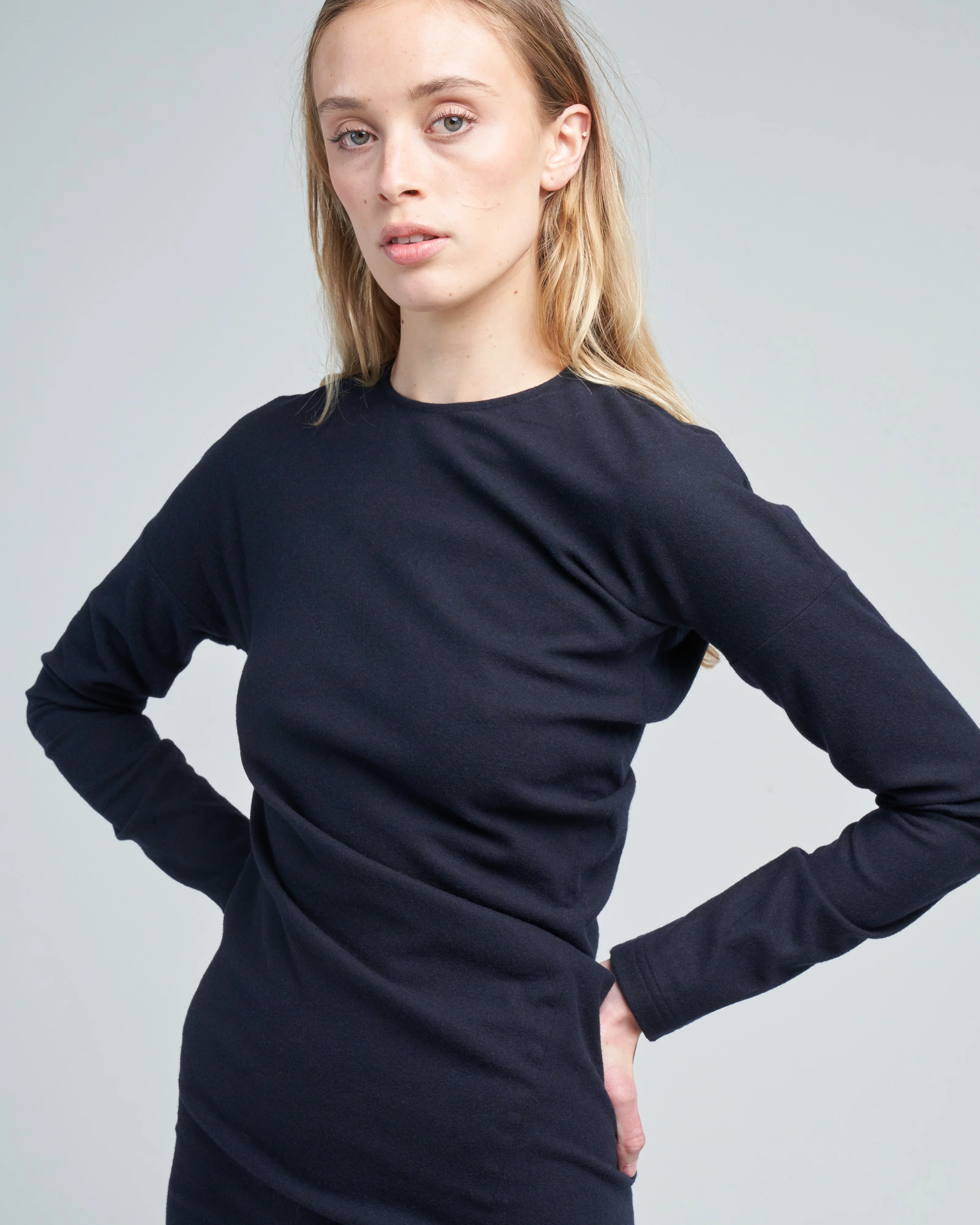 twisted flannel dress - Image 5