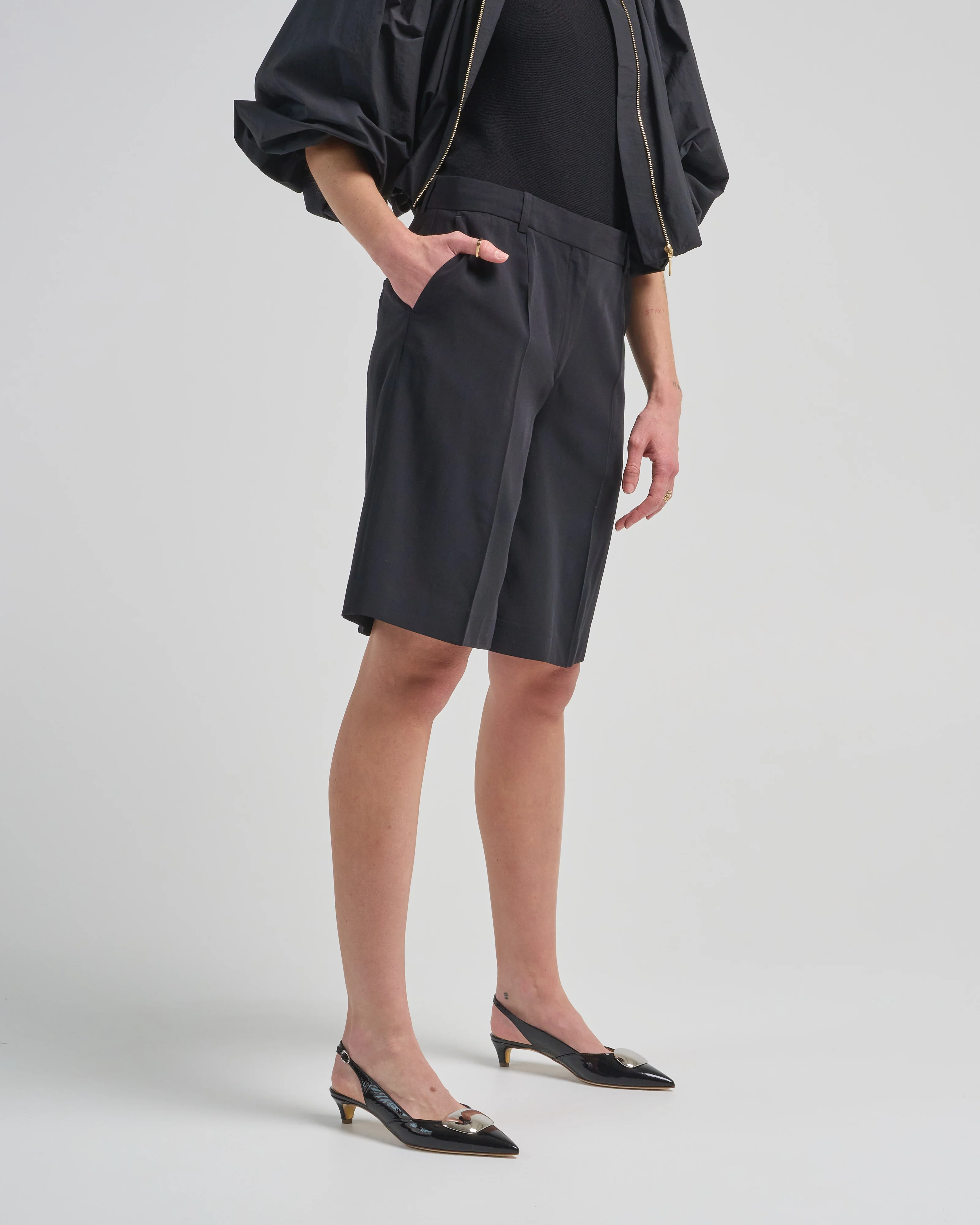 wide fluid shorts - Image 4