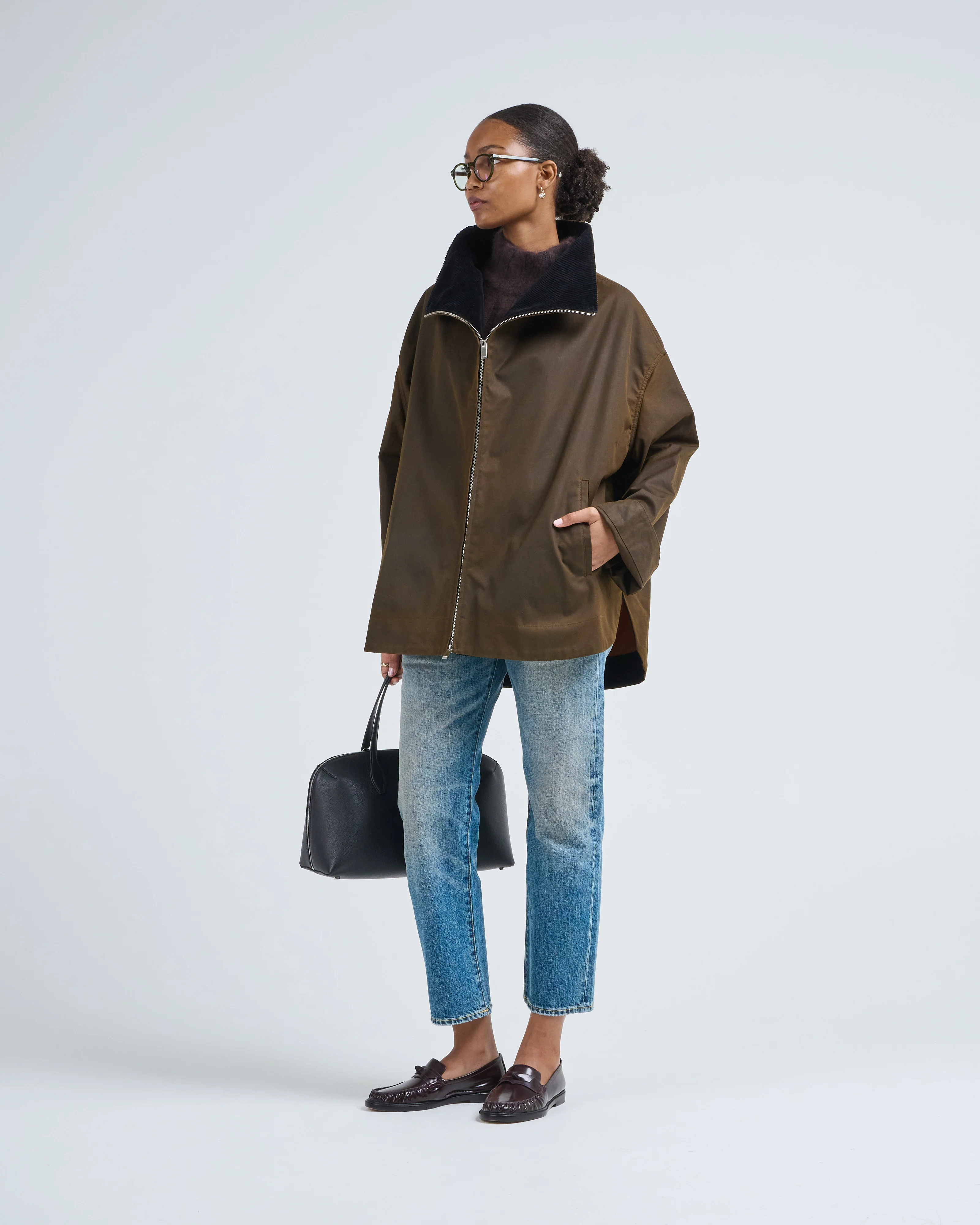 zipped funnel jacket - Image 7