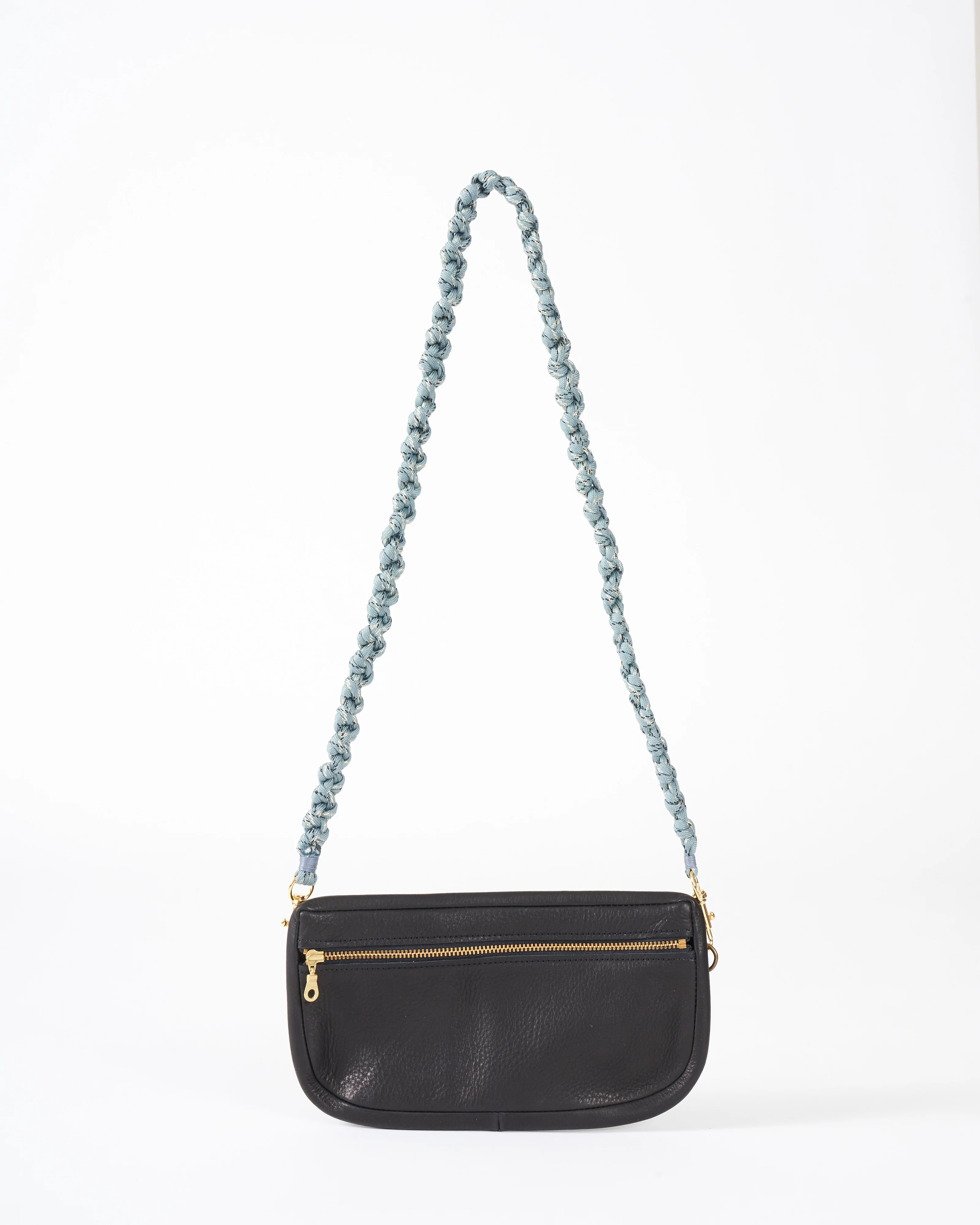 fanny sling bag - black/grey & white - Image 2