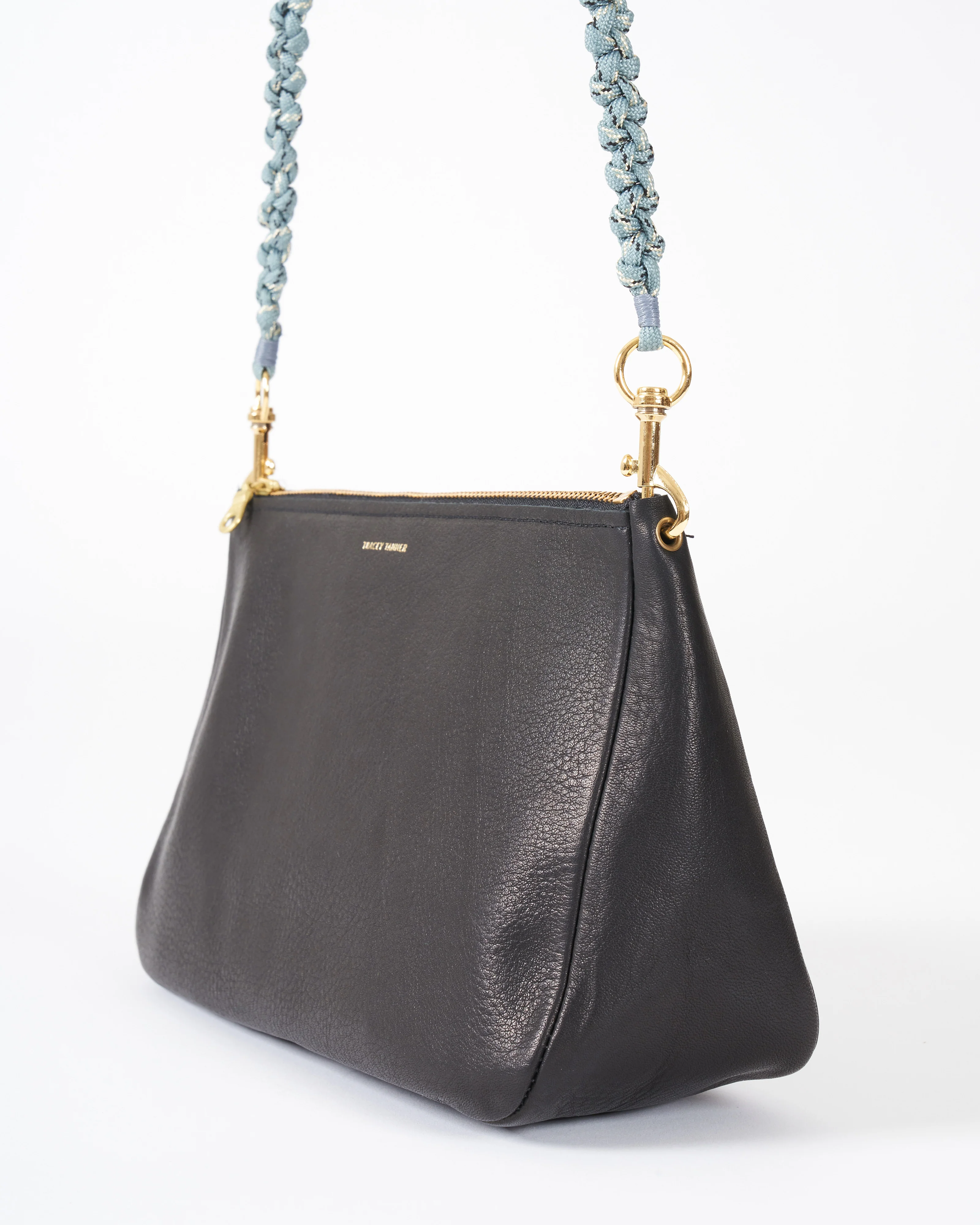 fatty crossbody bag - black/grey & white - Image 3