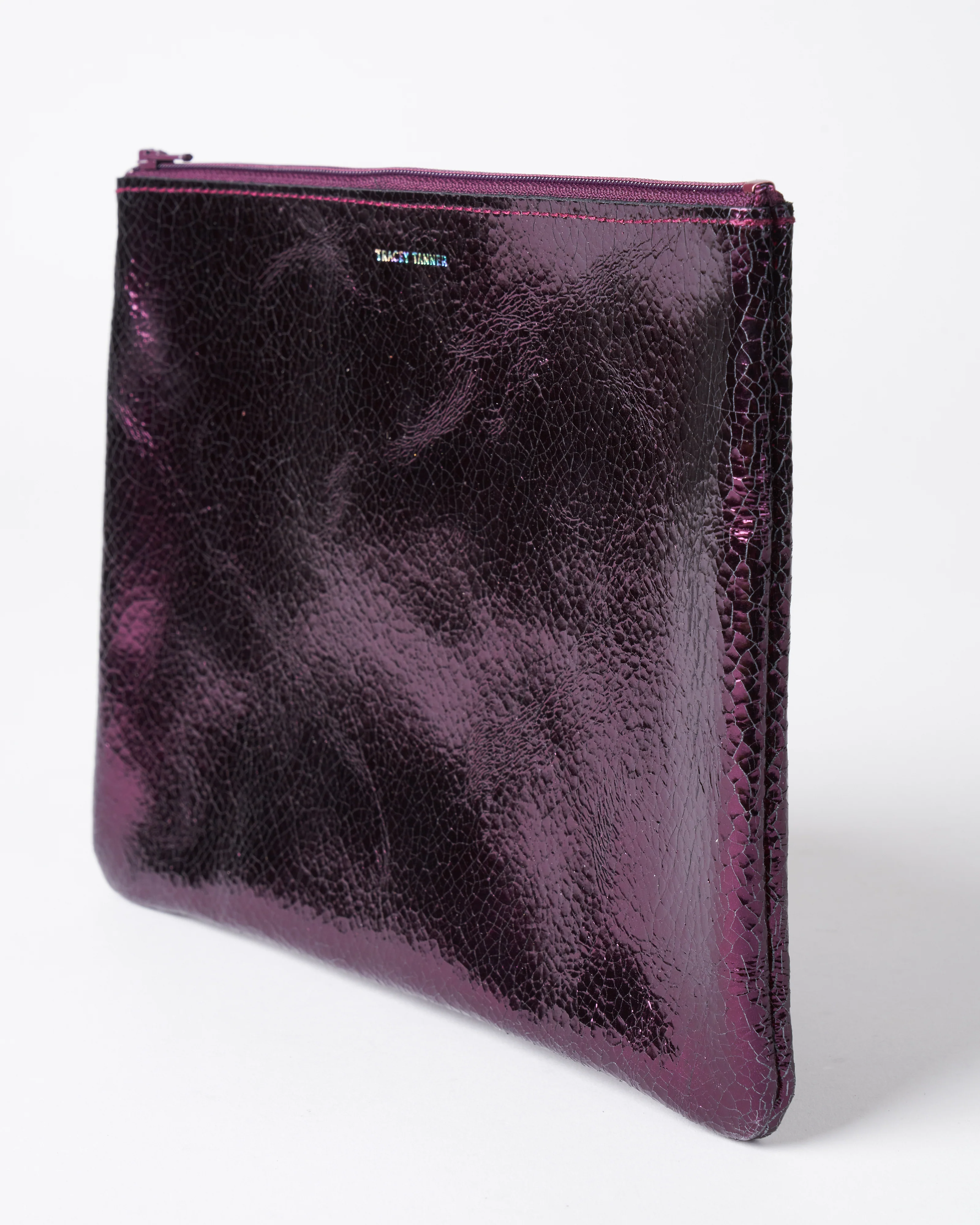 foil zip large - distress eggplant - Image 3
