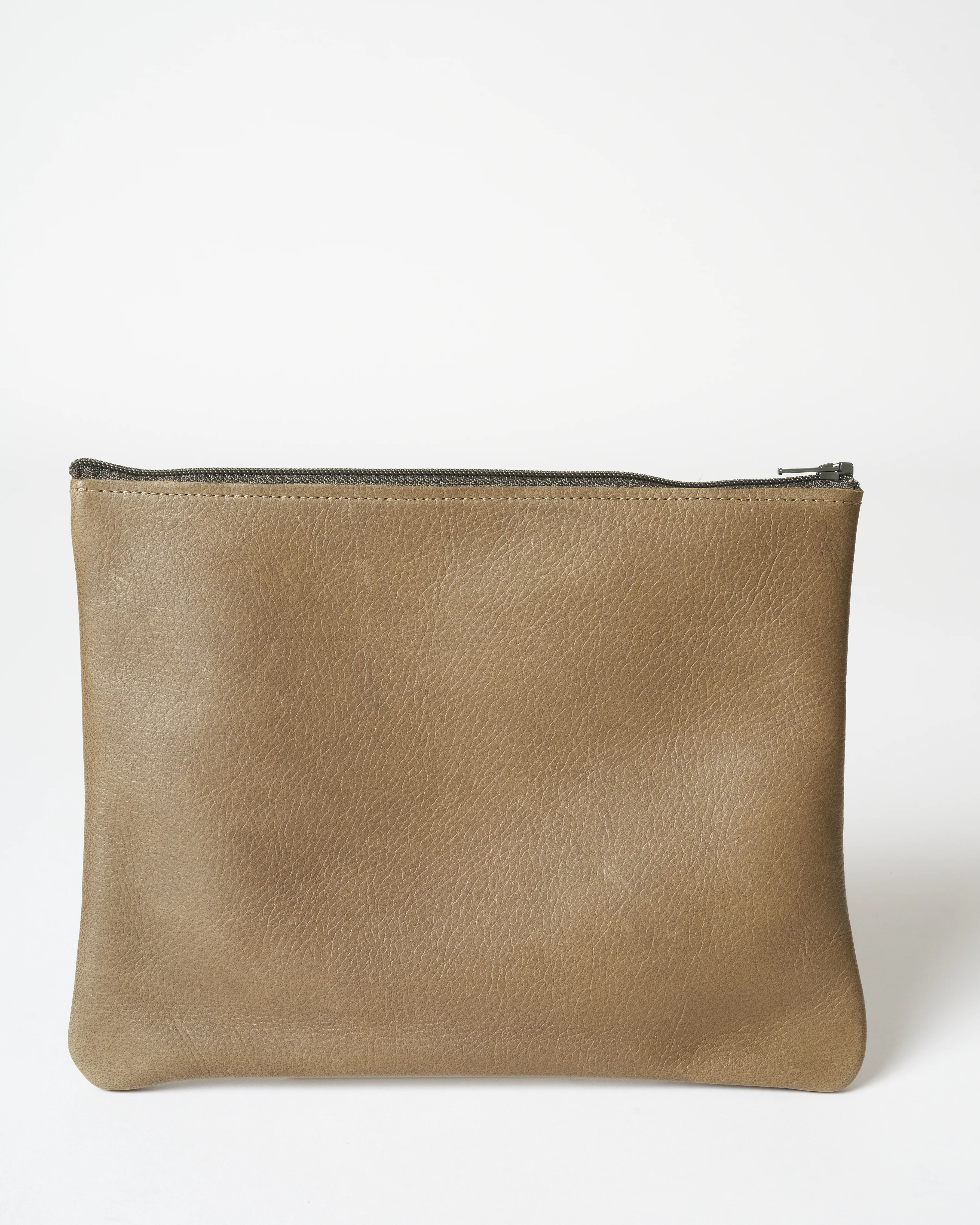 large zip pouch - basic olive - Image 2