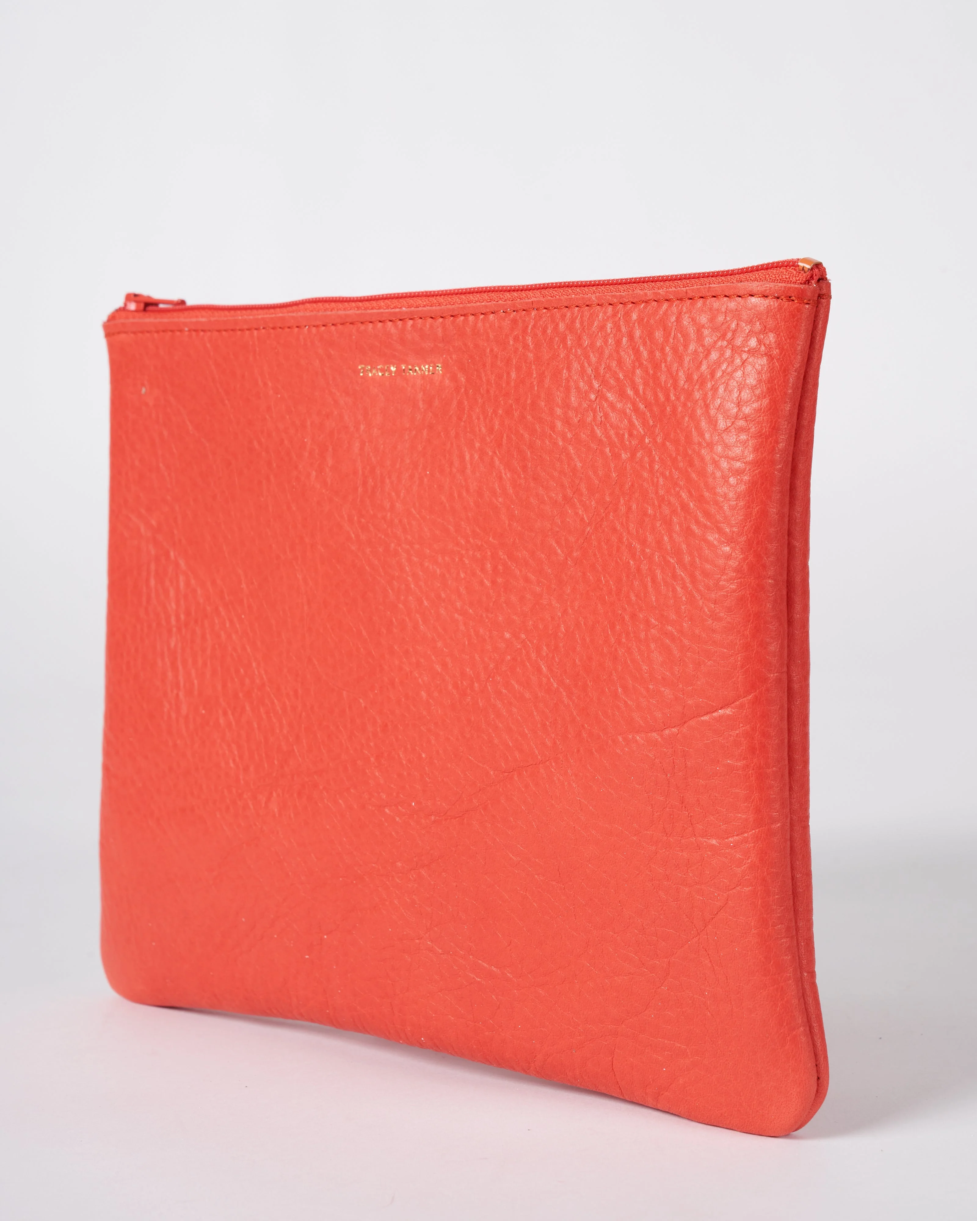 large zip pouch - basic red - Image 3
