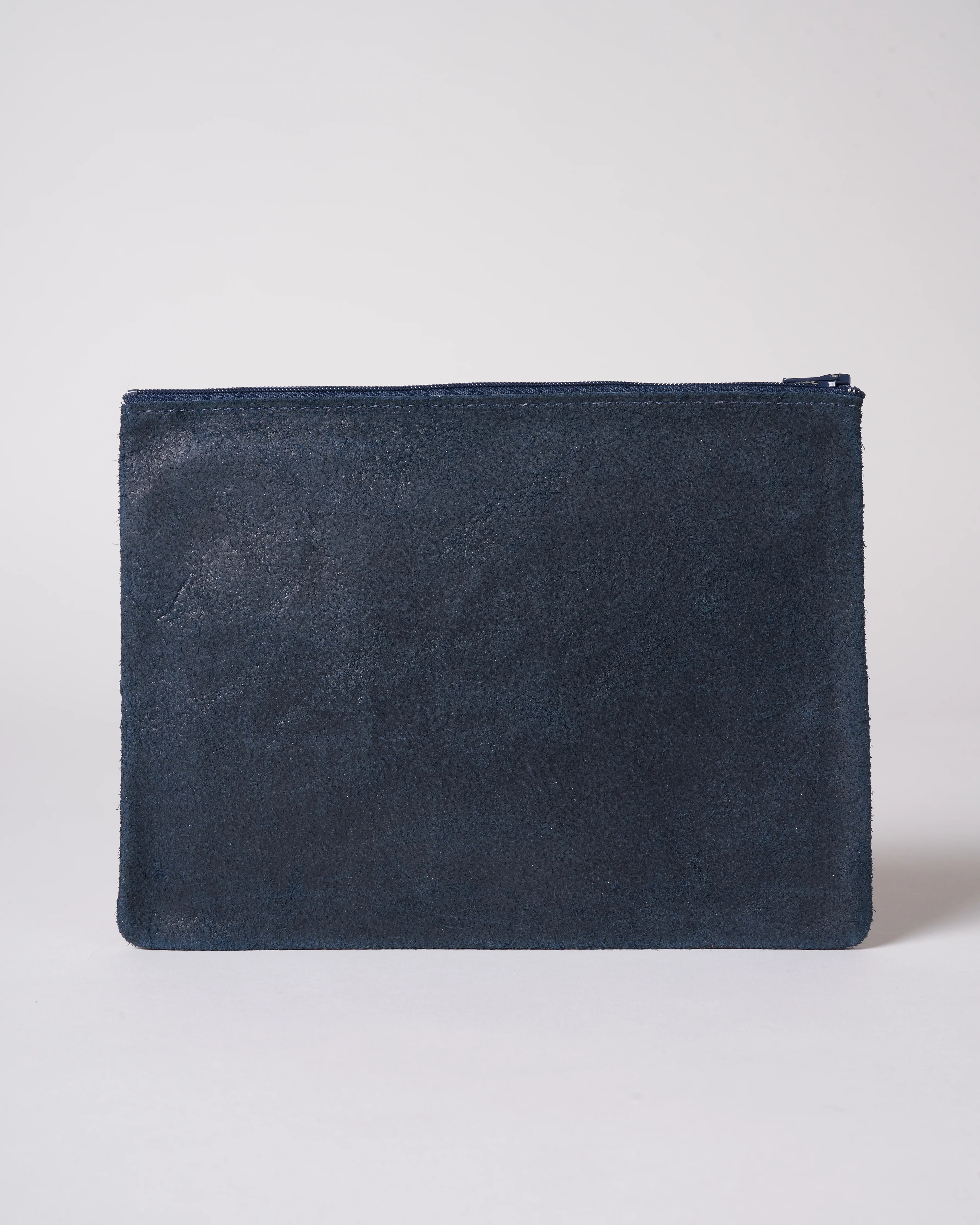 large zip pouch - distress indigo revolver - Image 2