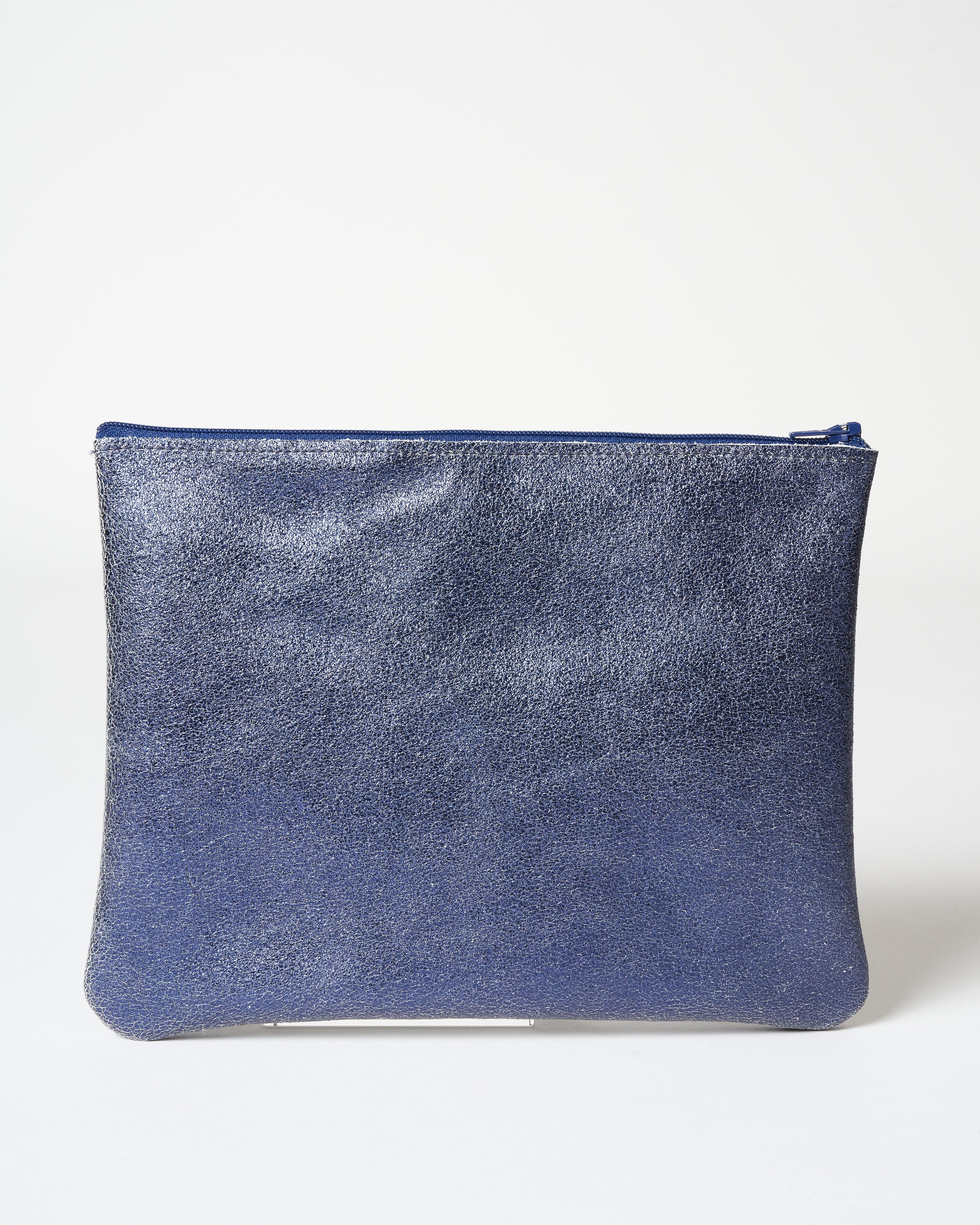 large zip pouch - sparkle black/navy - Image 2