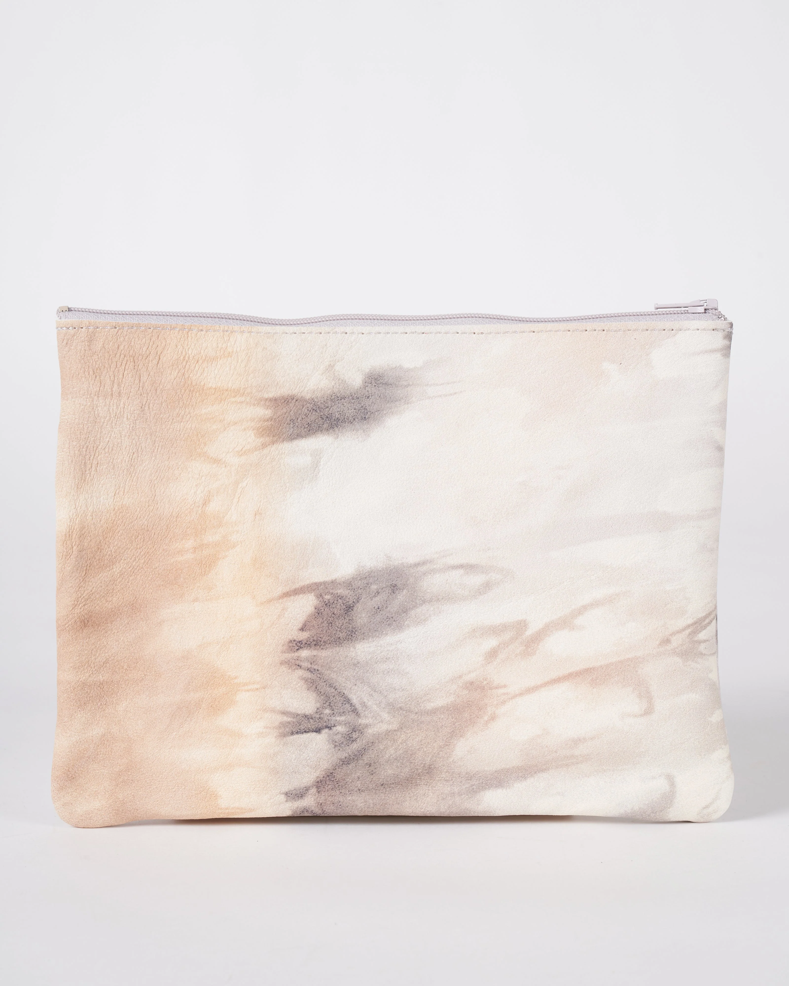 large zip pouch - tie dye peach - Image 2