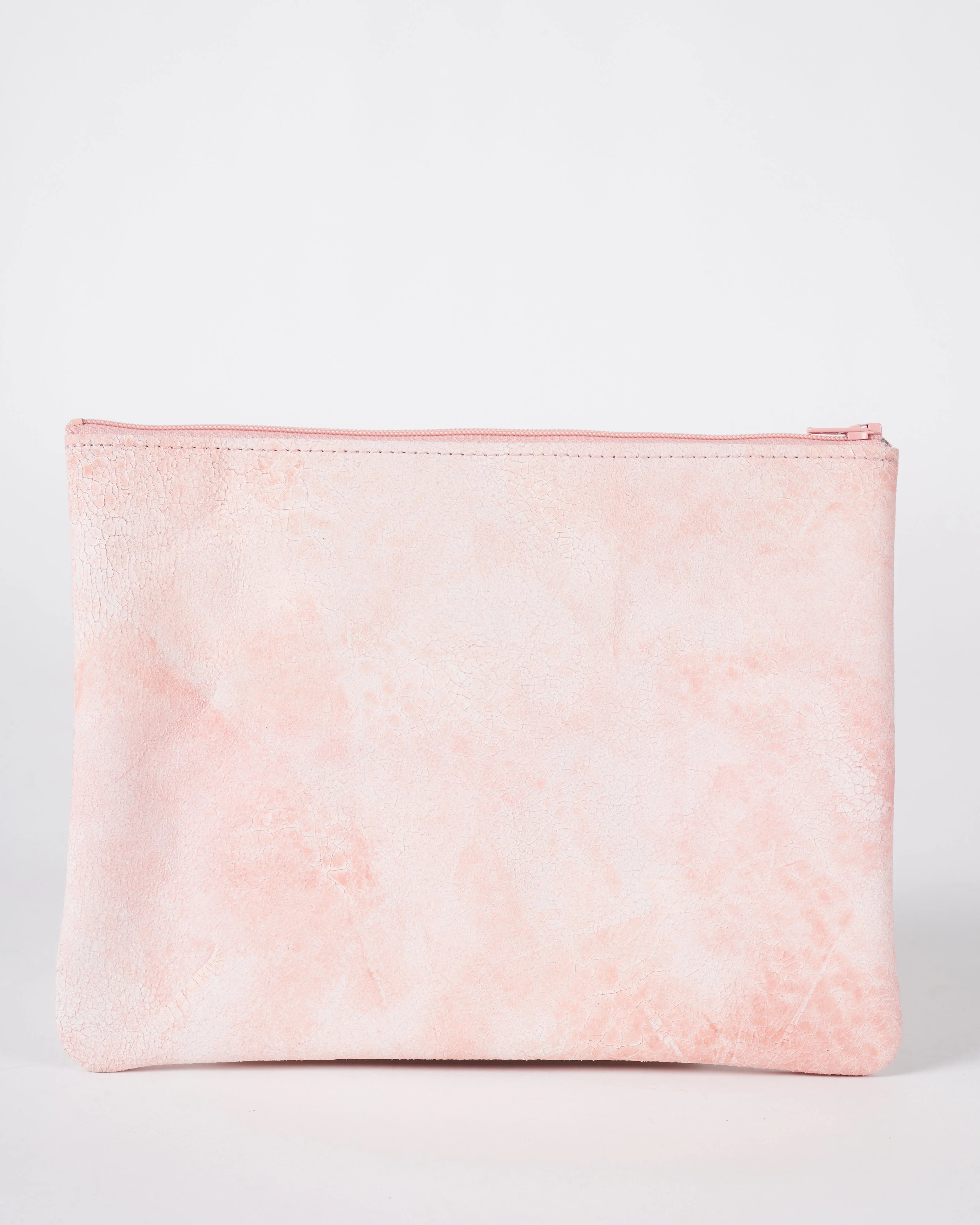 large zip pouch - white wash peony - Image 2