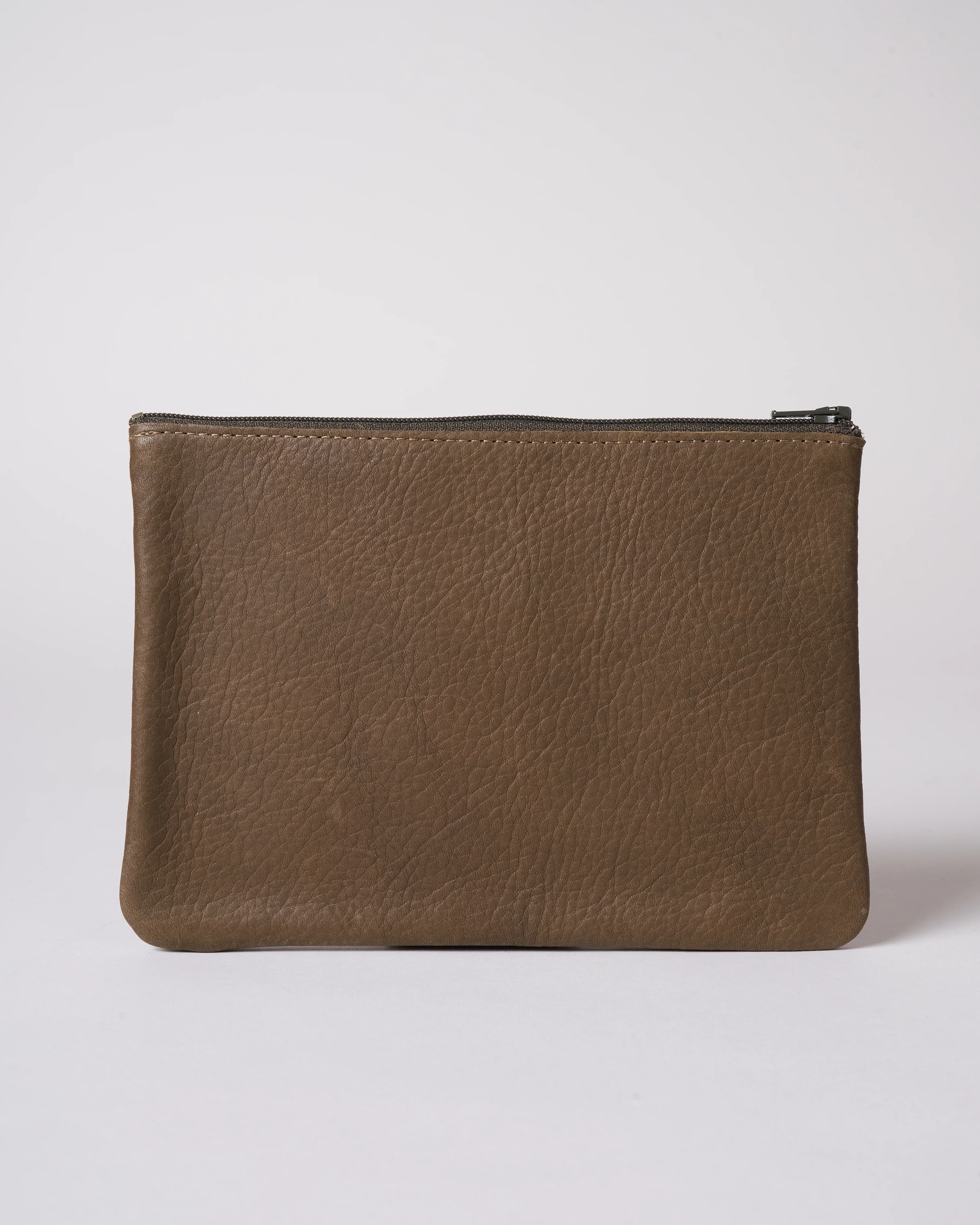 medium zip pouch - basic olive - Image 2