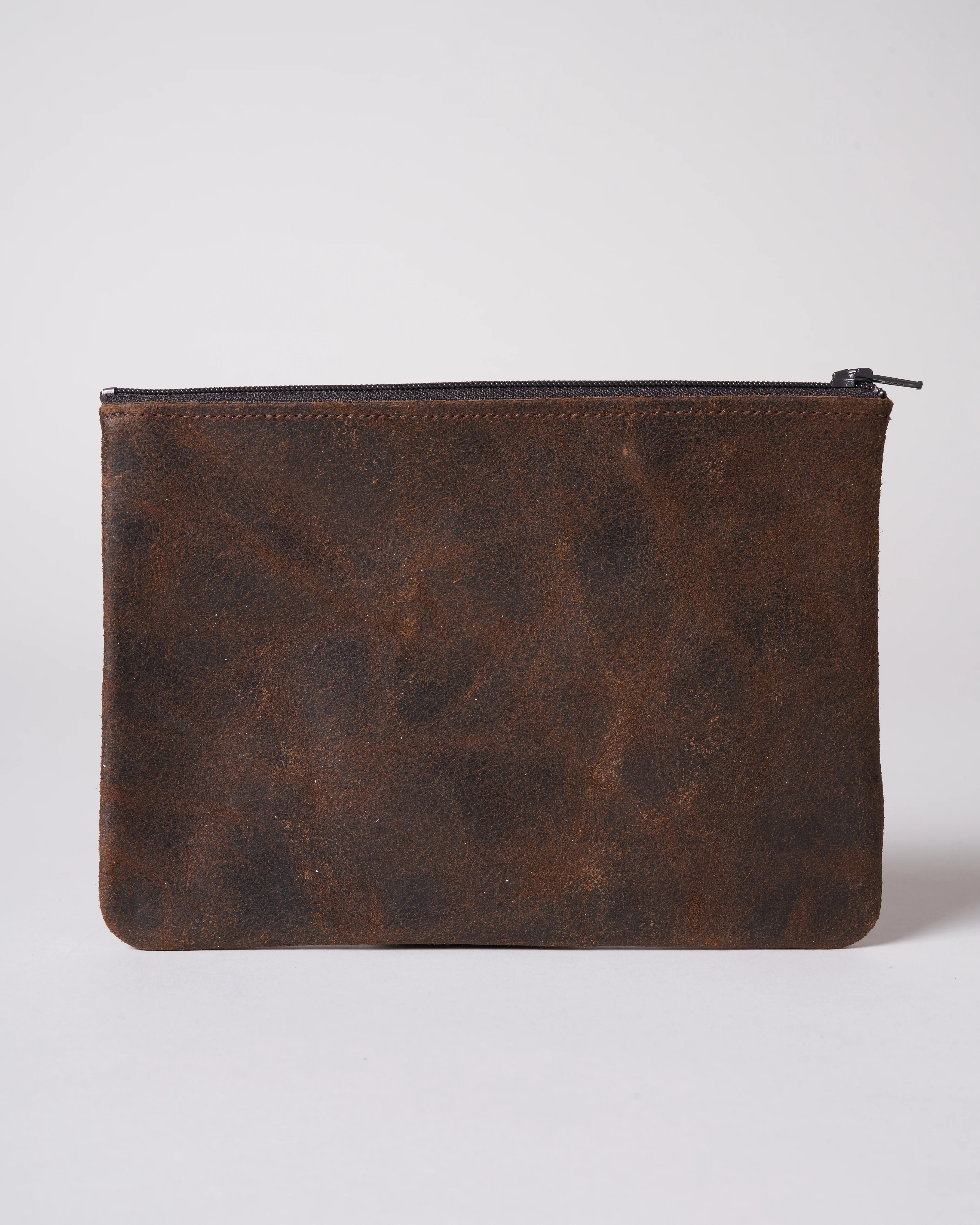 medium zip pouch - distress chocolate revolver - Image 2