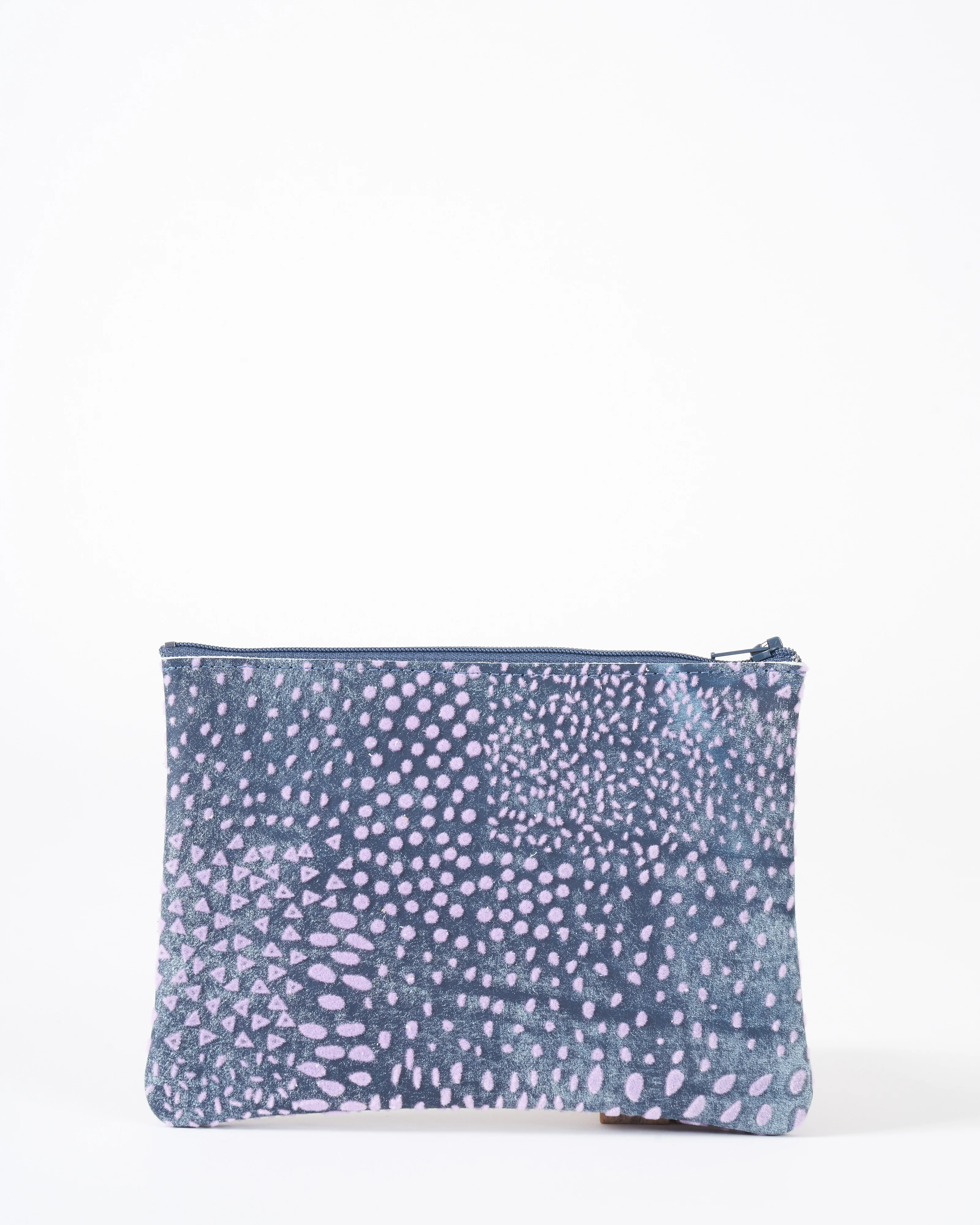 medium zip pouch - flock denim - Image 2