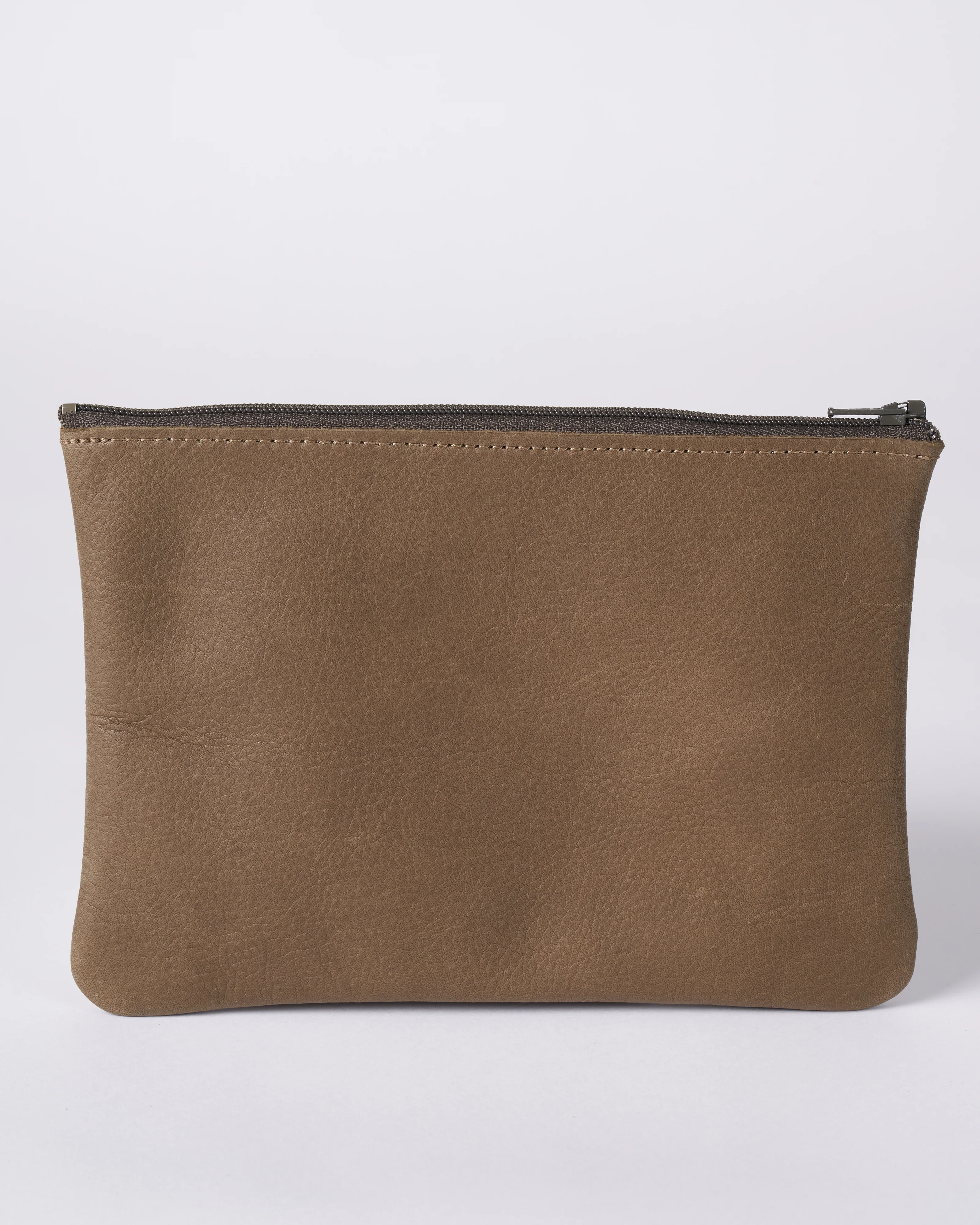 medium zip pouch - olive - Image 2